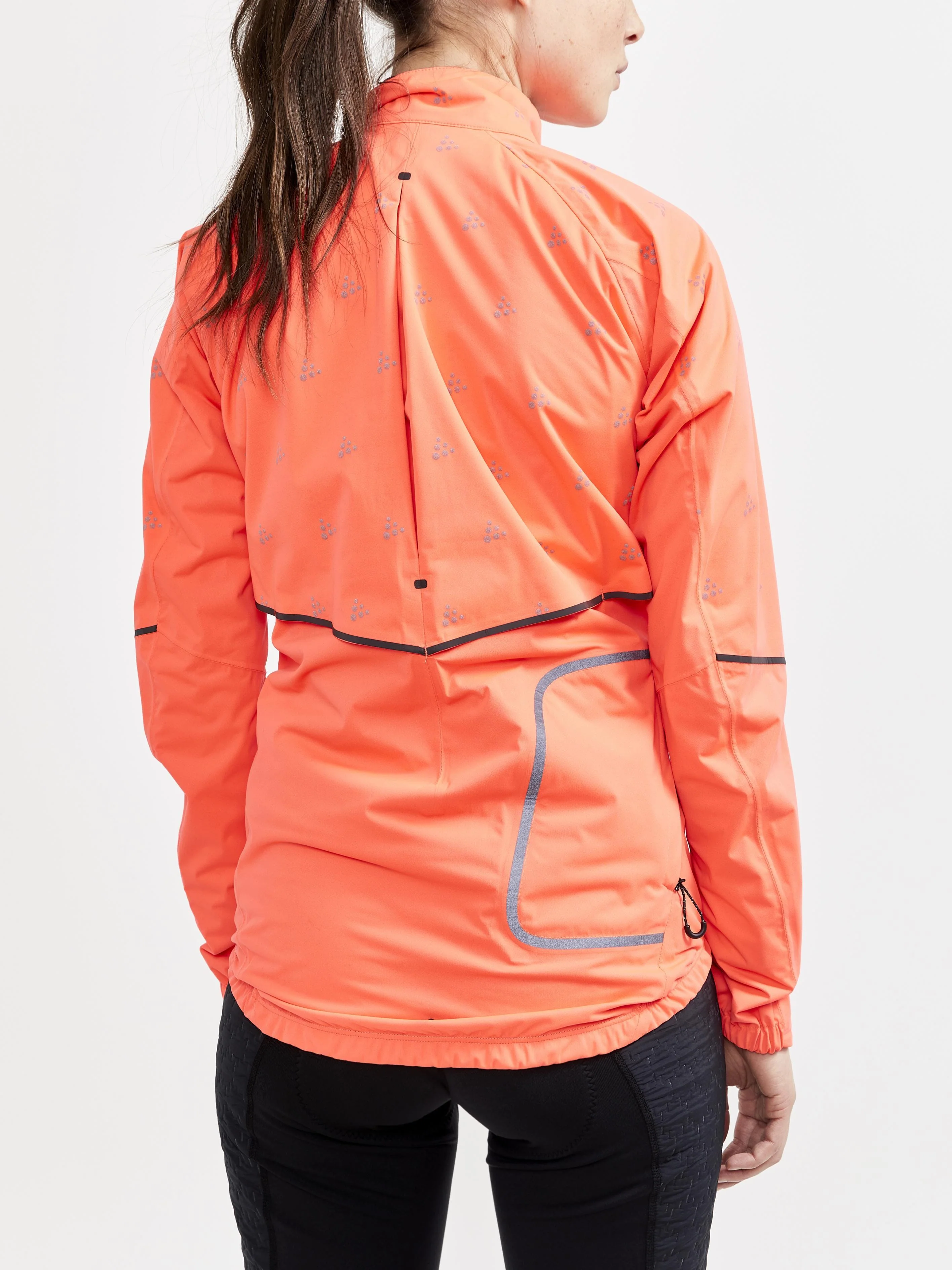 Women's ADV Hydro Lumen Cycling Jacket - SHOCK-ASH WHITE - Image 9
