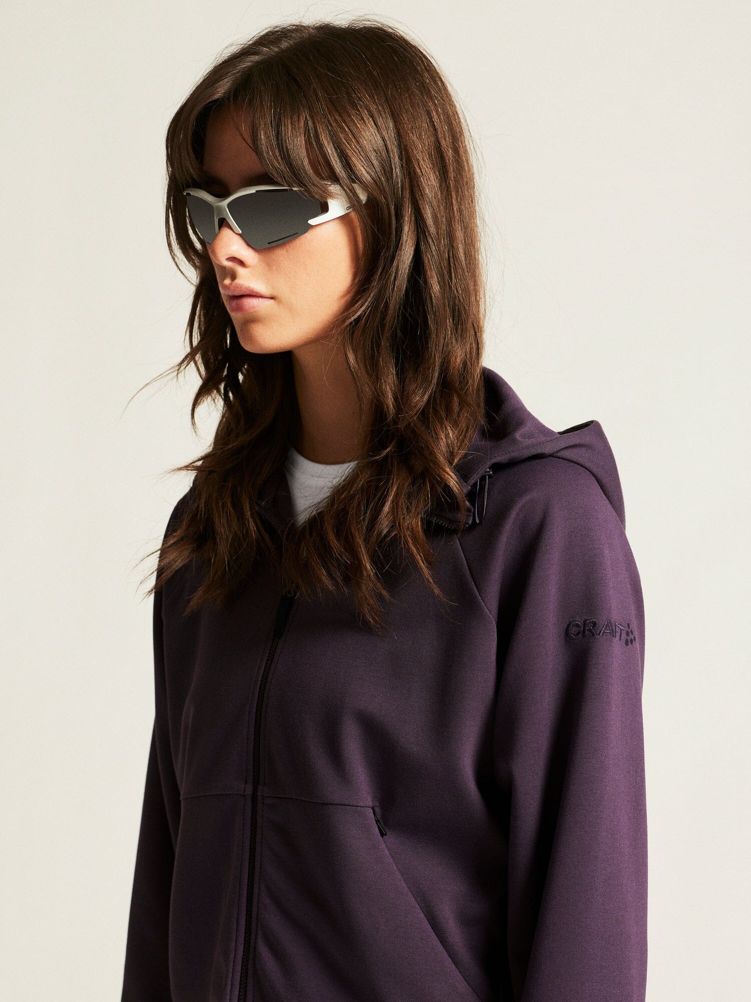 Women's ADV Join Full-Zip Hoodie - DK PLUM - Image 4