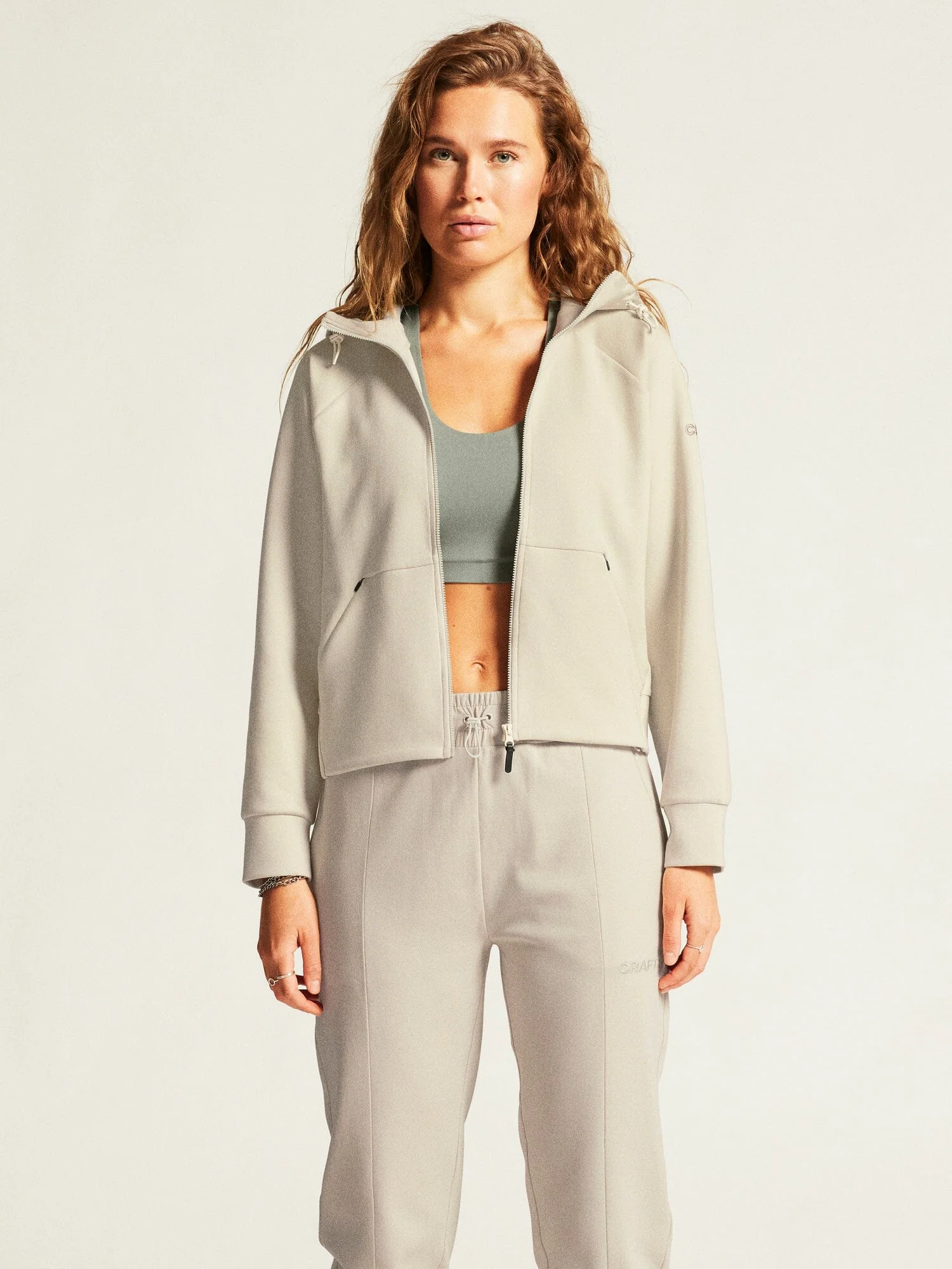 Women's ADV Join Full-Zip Hoodie - Plaster - Image 2