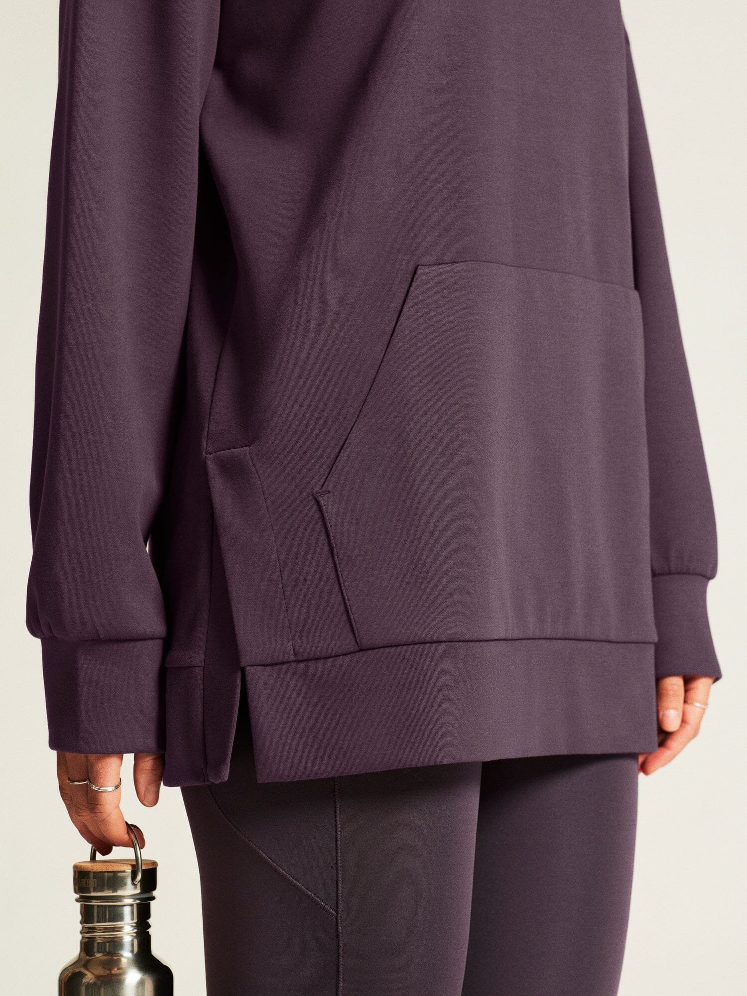 Women's ADV Join Long Hoodie - DK Plum - Image 4