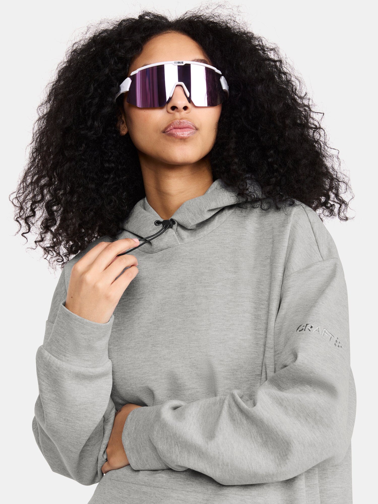Women's ADV Join Long Hoodie - Grey Melange - Image 3