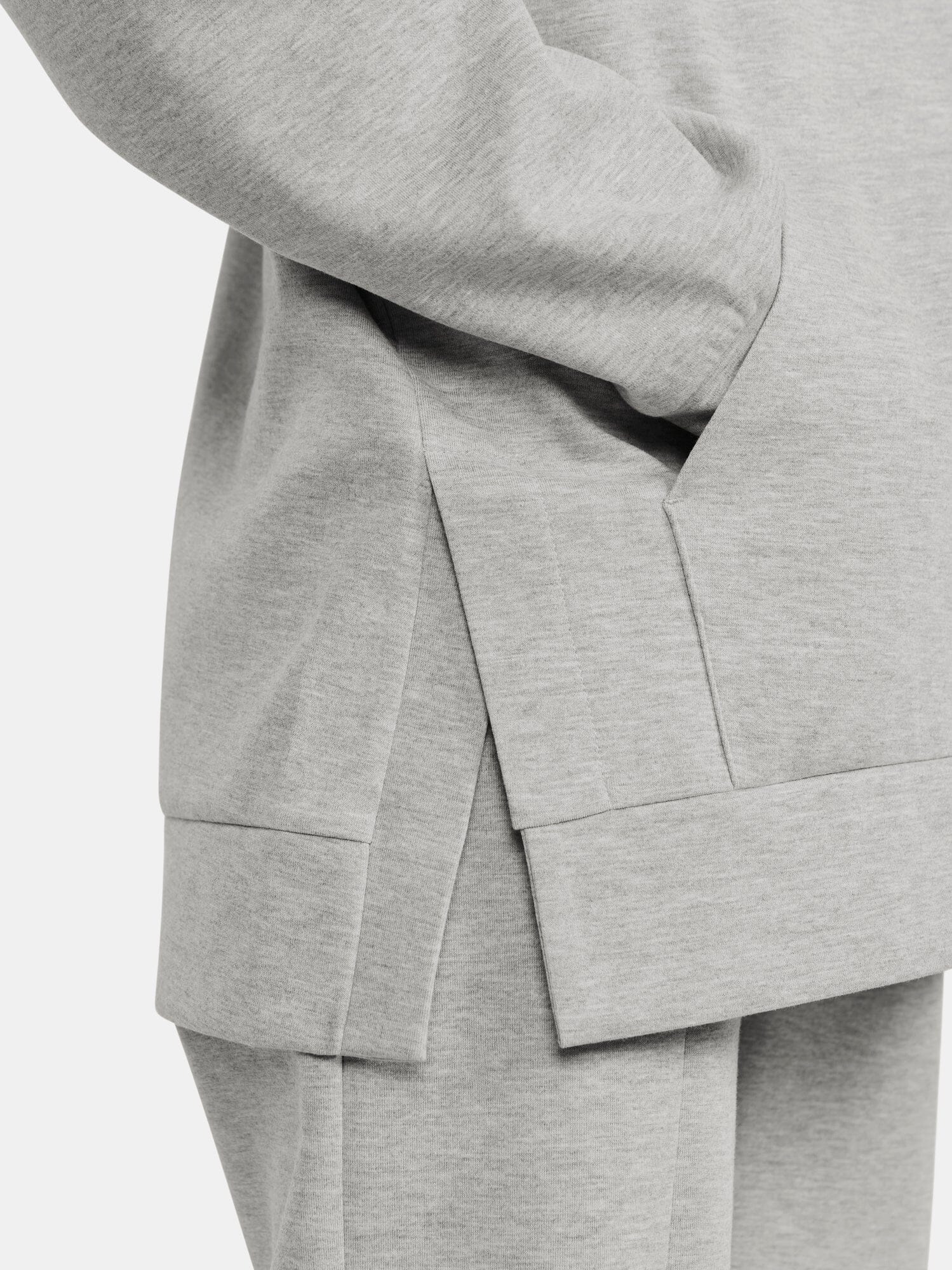 Women's ADV Join Long Hoodie - Grey Melange - Image 4
