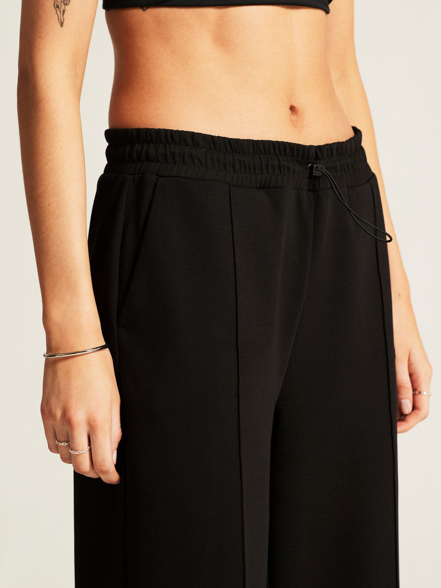 Women's ADV Join Wide Sweat Pant - Black - Image 3