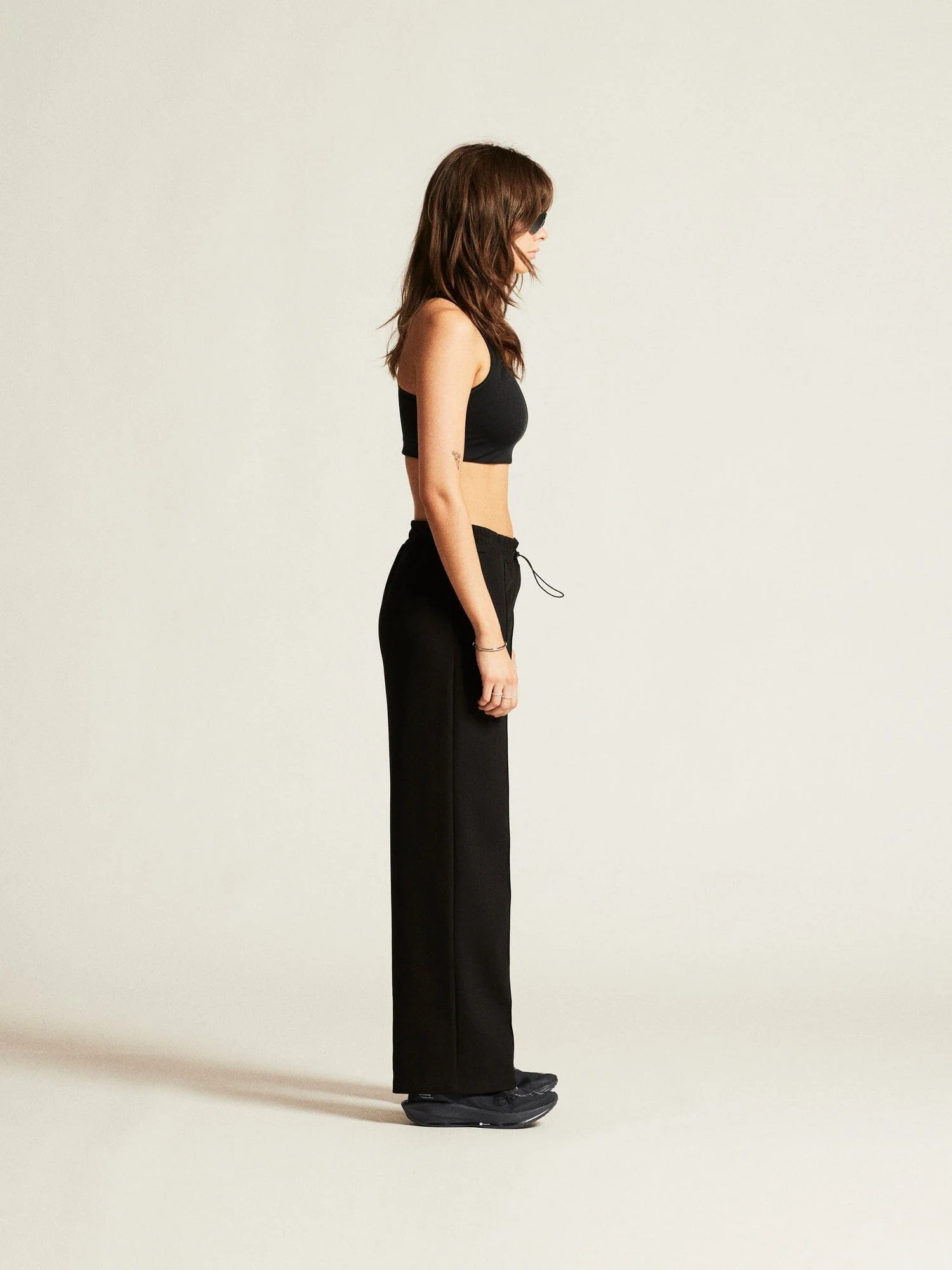 Women's ADV Join Wide Sweat Pant - Black - Image 5