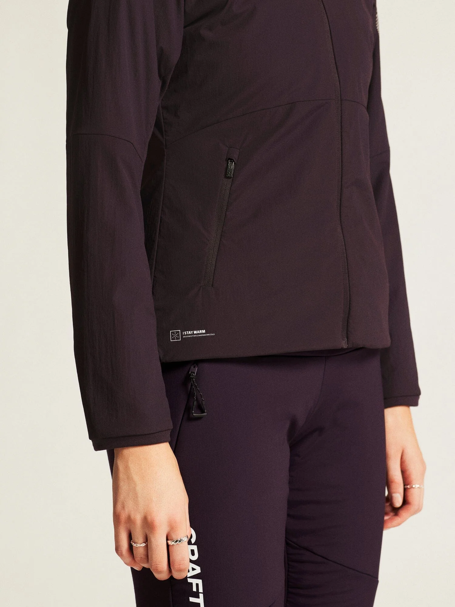 Women's ADV Nordic Training Insulate Jacket - DK Plum - Image 3