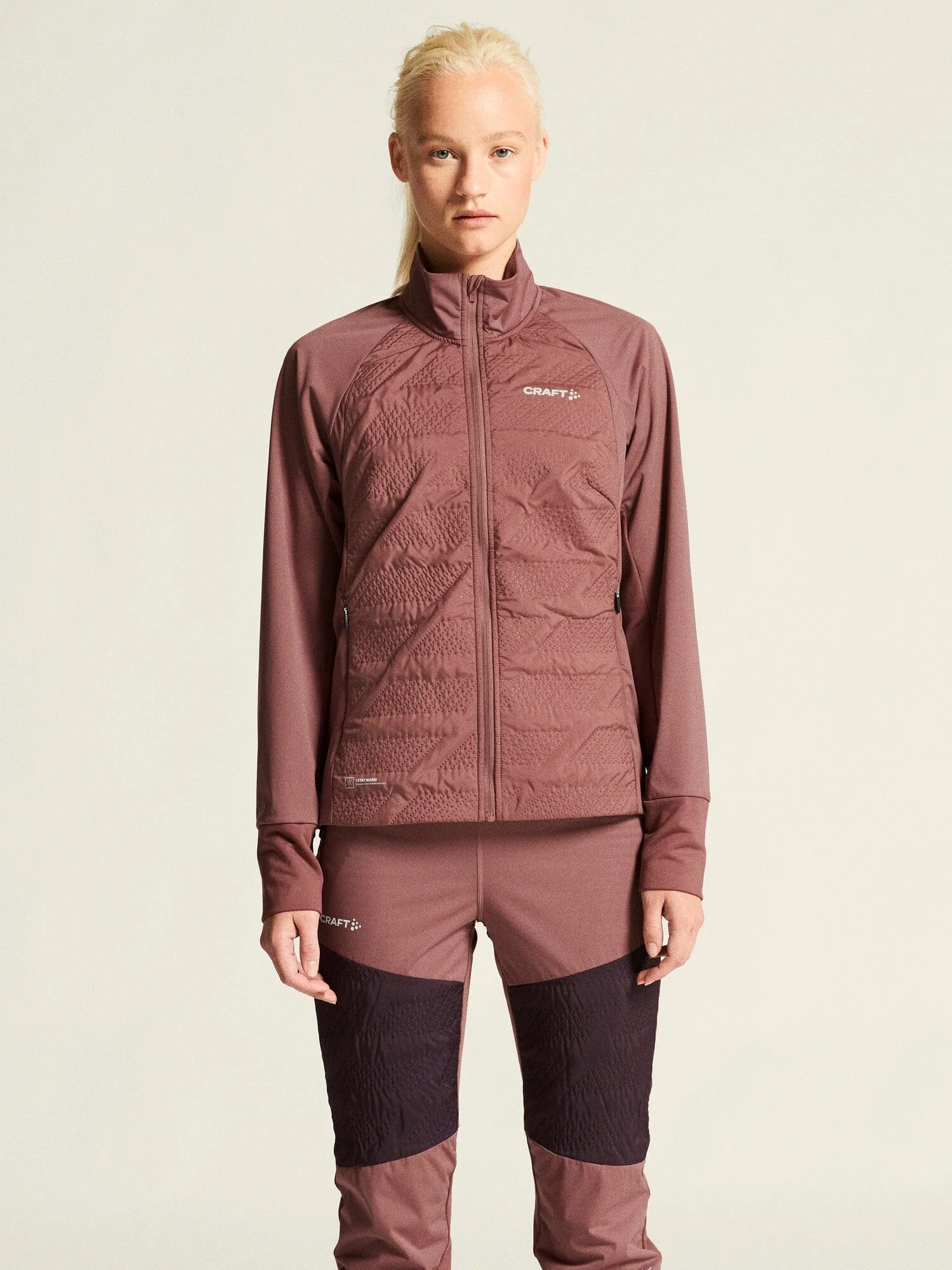 Women's ADV Nordic Training Speed Jacket 2 - Rose Brown - Image 2