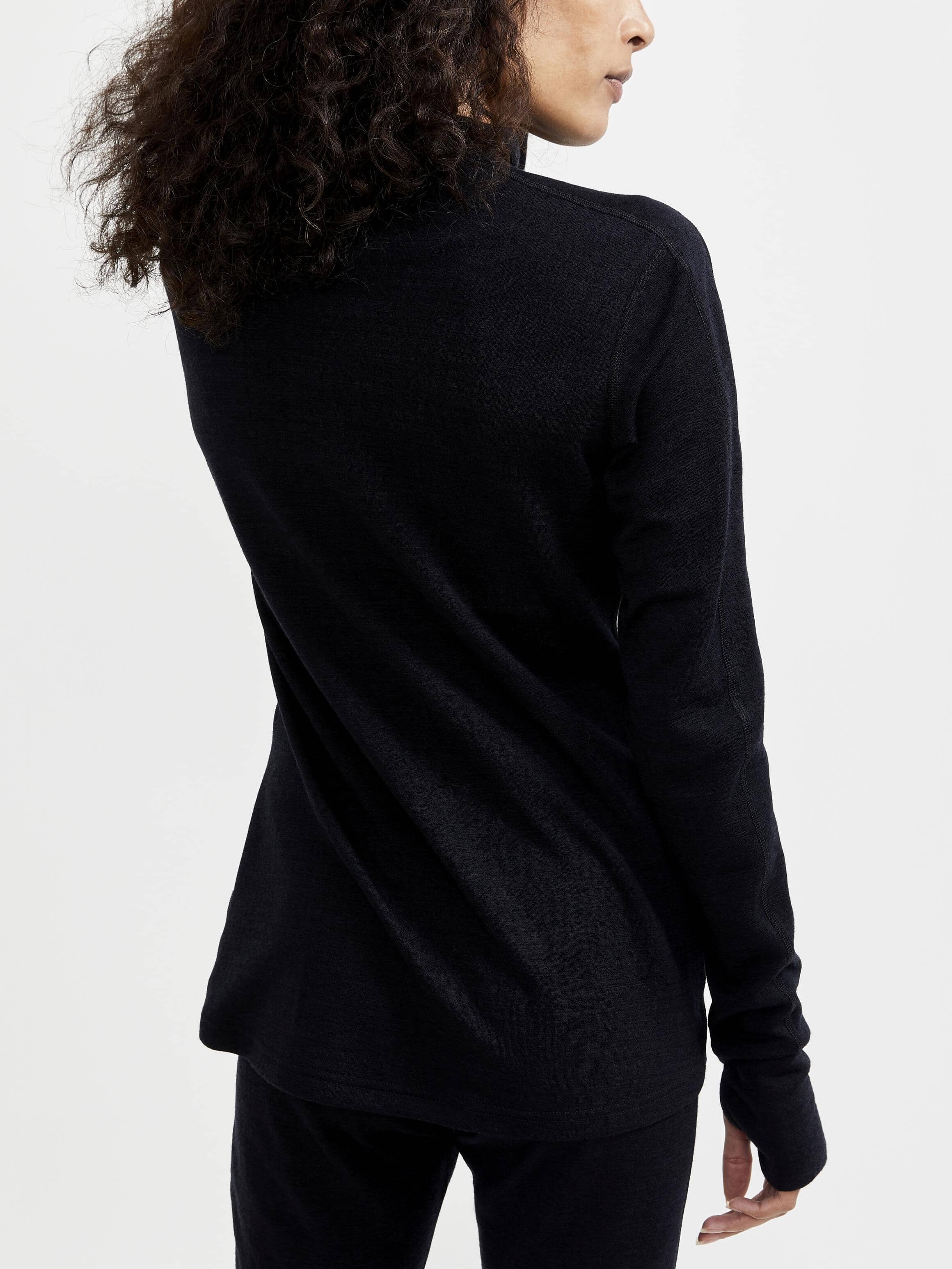 Women's ADV Nordic Wool Baselayer - BLACK/ASH - Image 2