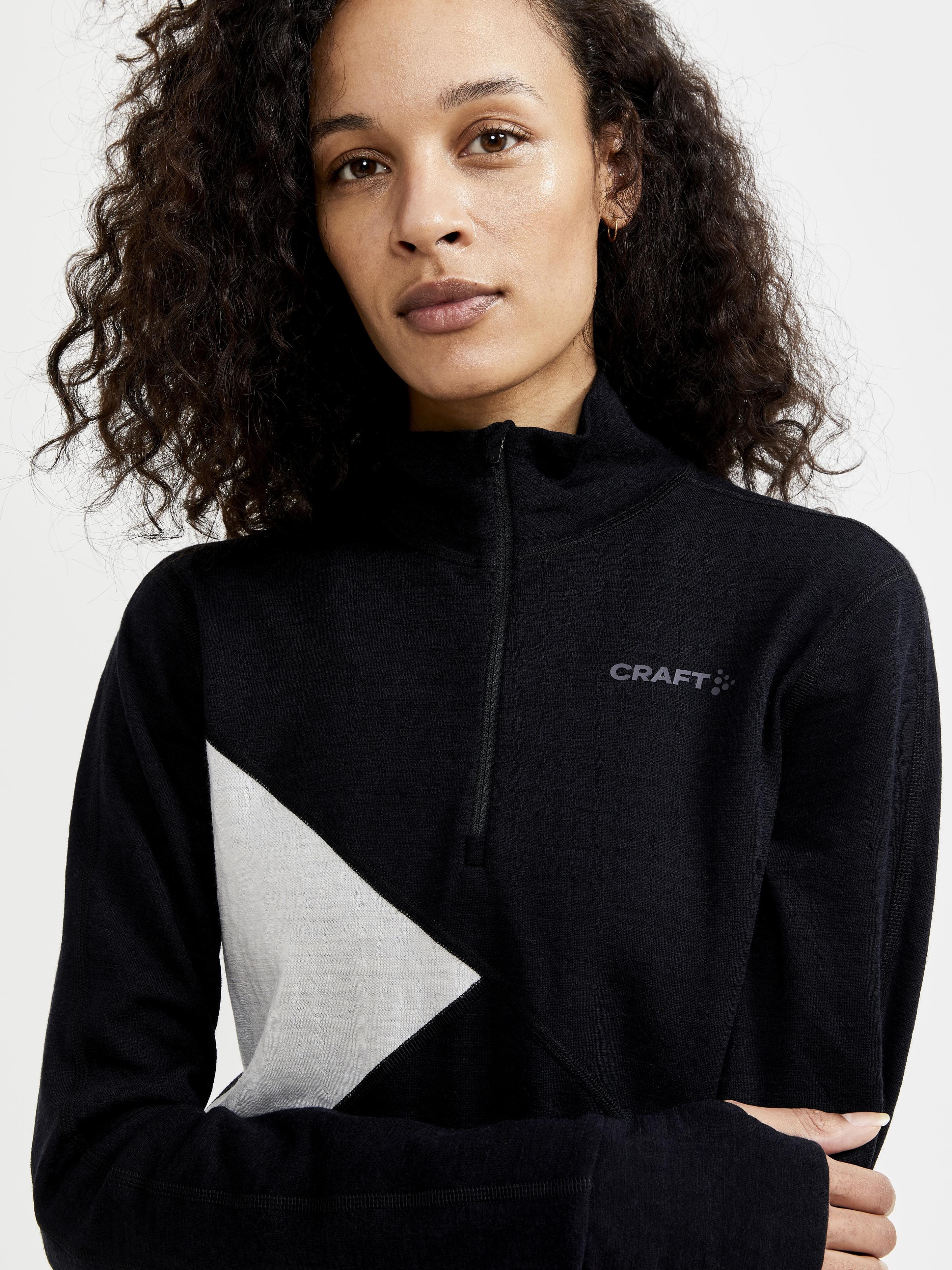 Women's ADV Nordic Wool Baselayer - BLACK/ASH - Image 3