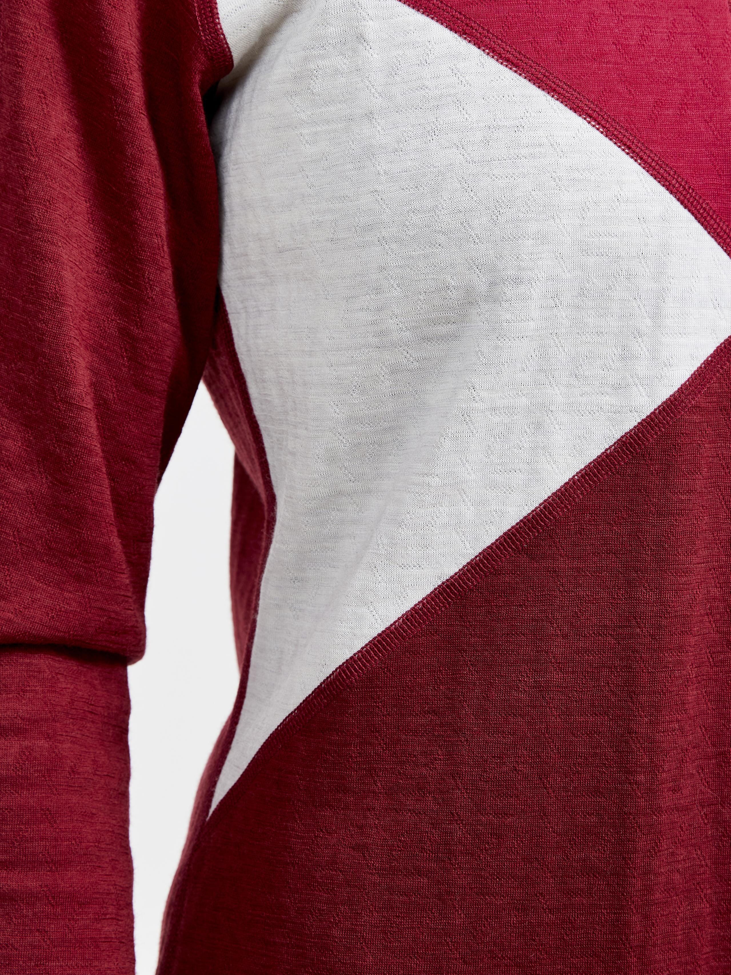 Women's ADV Nordic Wool Baselayer - RHUBARB-MACHINE - Image 3