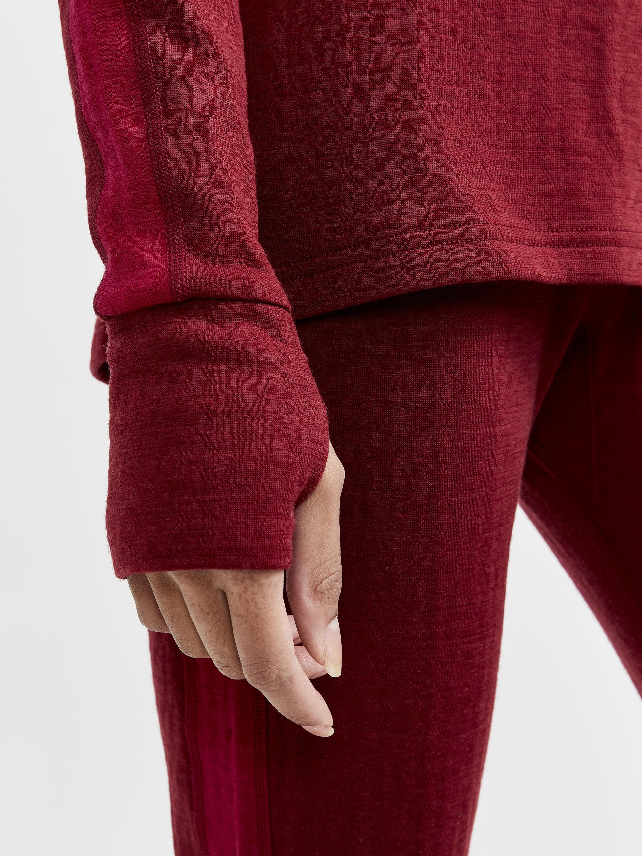 Women's ADV Nordic Wool Baselayer - RHUBARB-MACHINE - Image 4