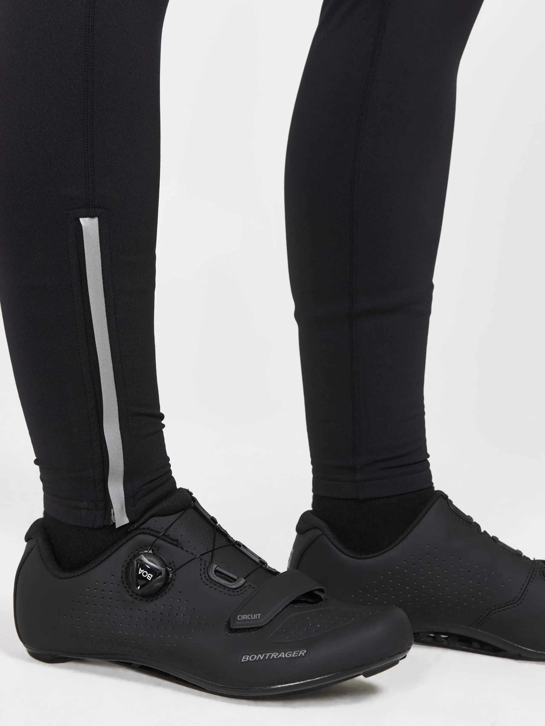 Women's ADV SubZ Cycling Bib Tights - BLACK/CORAL - Image 6