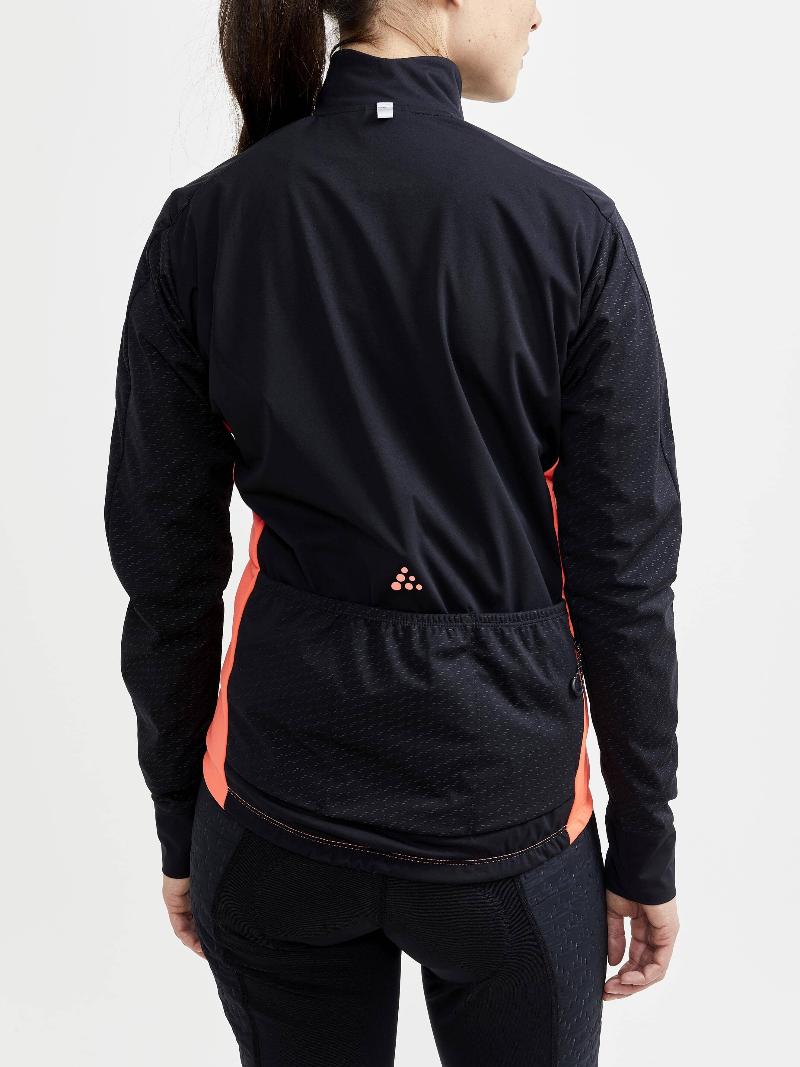 Women's ADV  SubZ Lumen Cycling Jacket - BLACK/SHOCK - Image 2