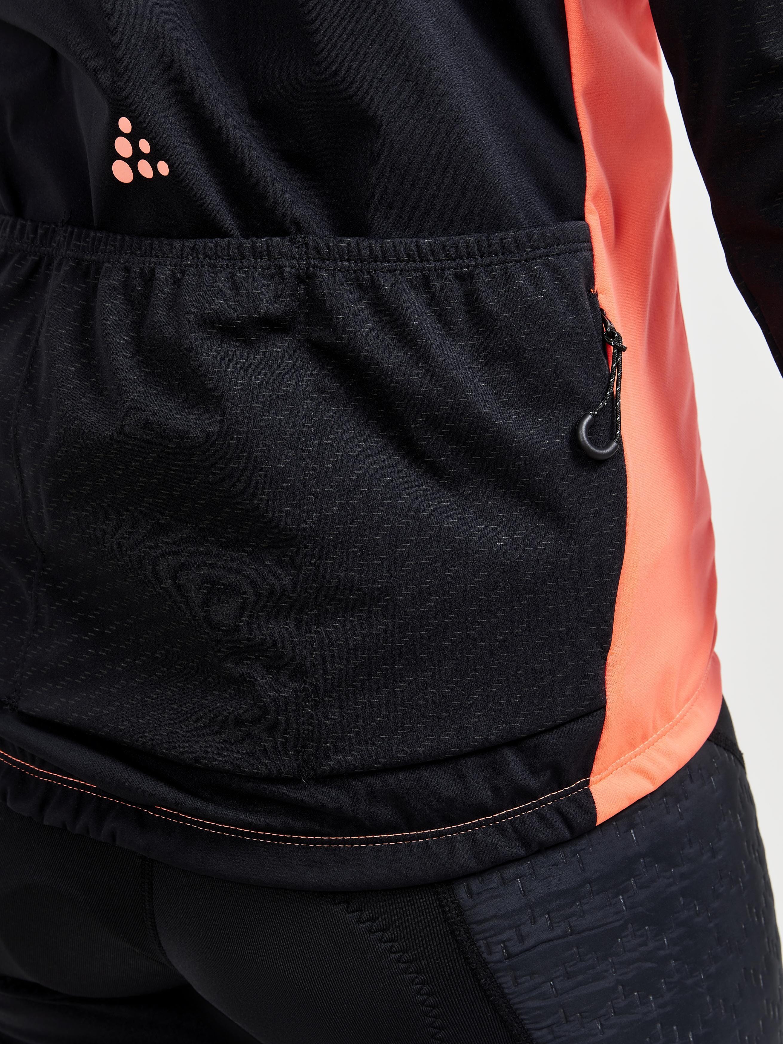 Women's ADV  SubZ Lumen Cycling Jacket - BLACK/SHOCK - Image 3