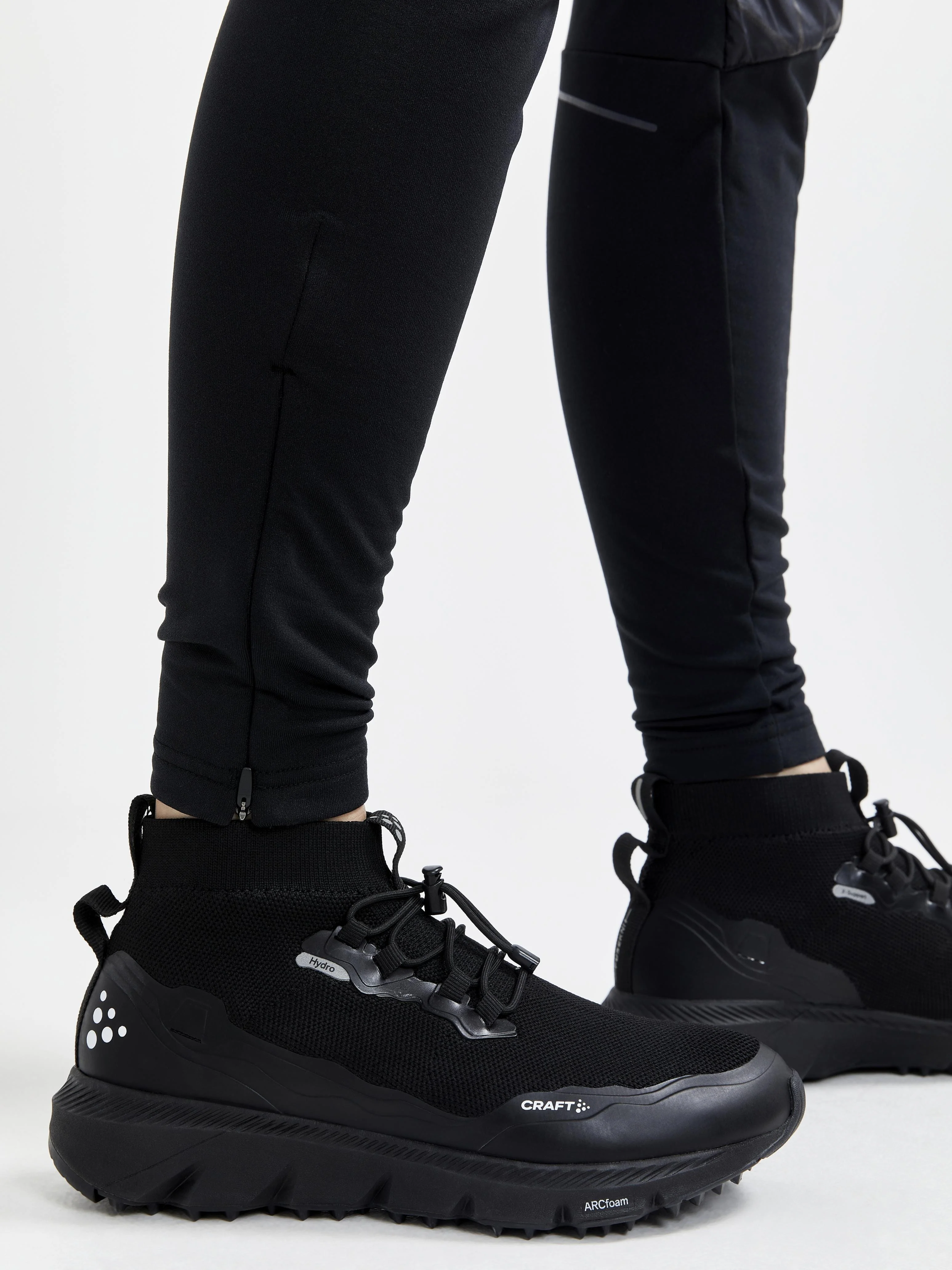 Women's ADV SubZ Lumen Padded Running Tights 2 - Black - Image 5