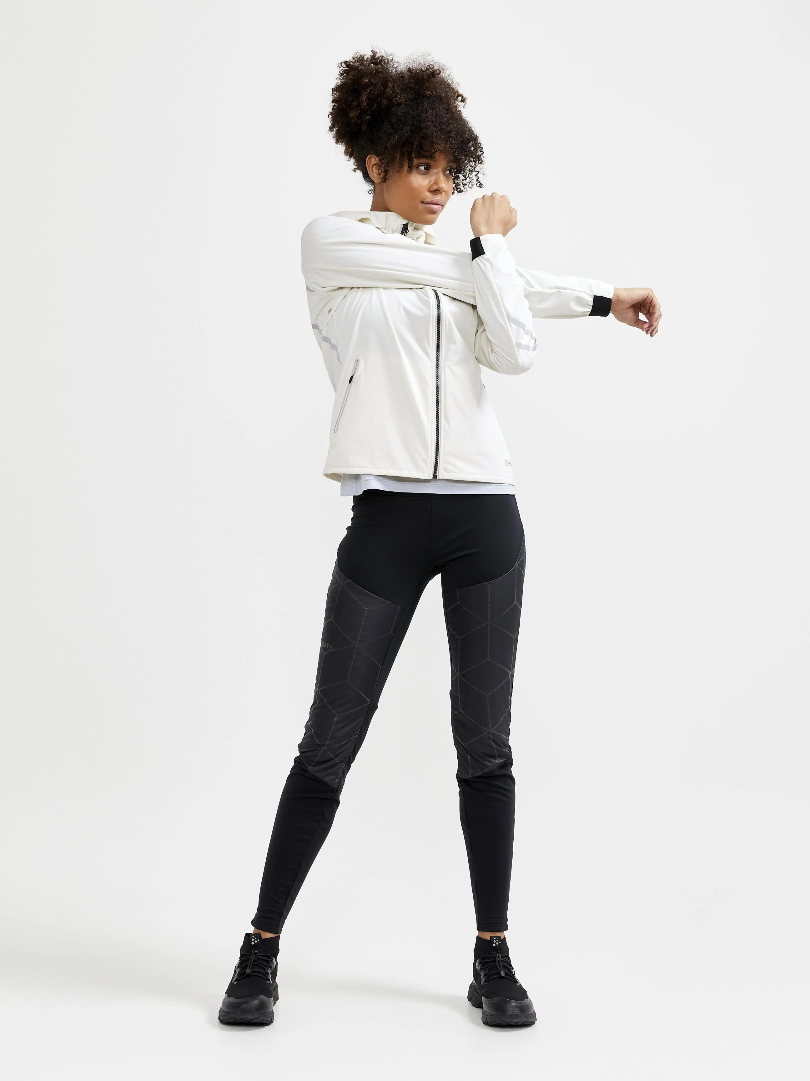 Women's ADV SubZ Lumen Padded Running Tights 2 - Black - Image 6