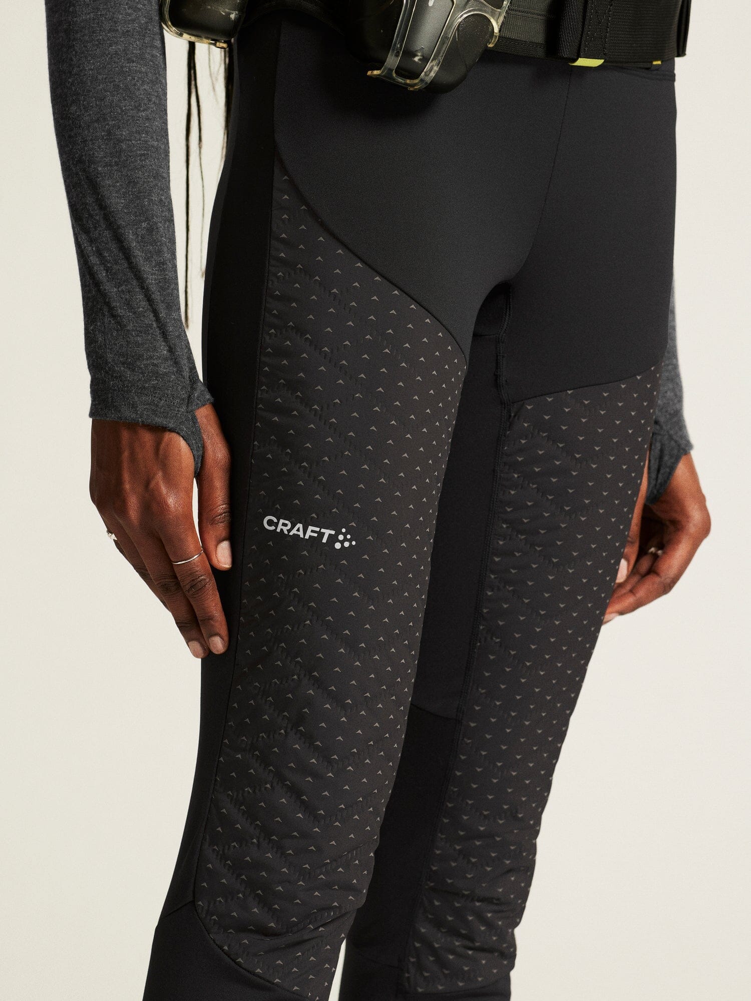 Women's ADV SubZ Lumen Padded Tights 4 - Black - Image 5