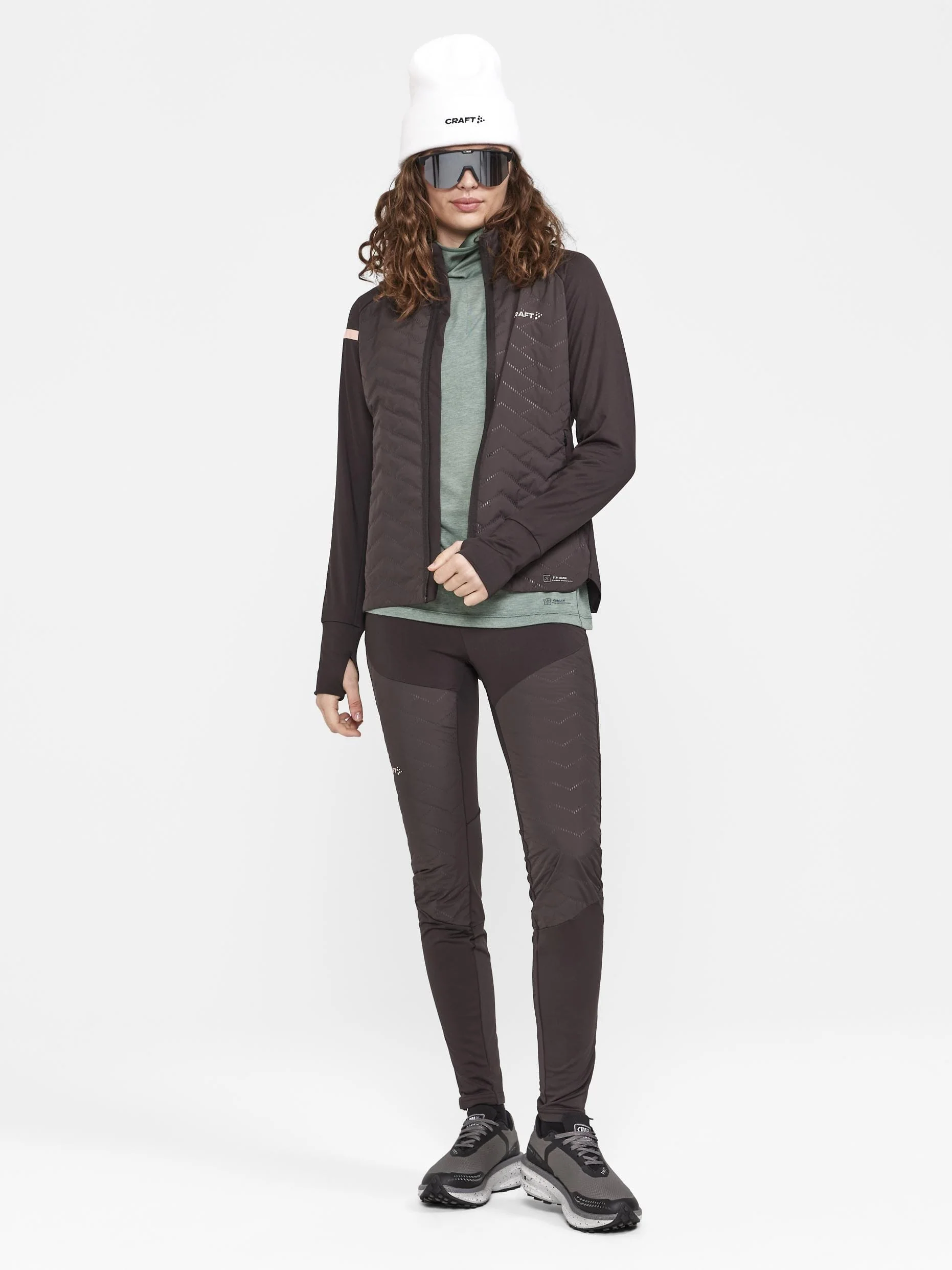 Women's ADV SubZ Running Jacket 3 - BARK - Image 6