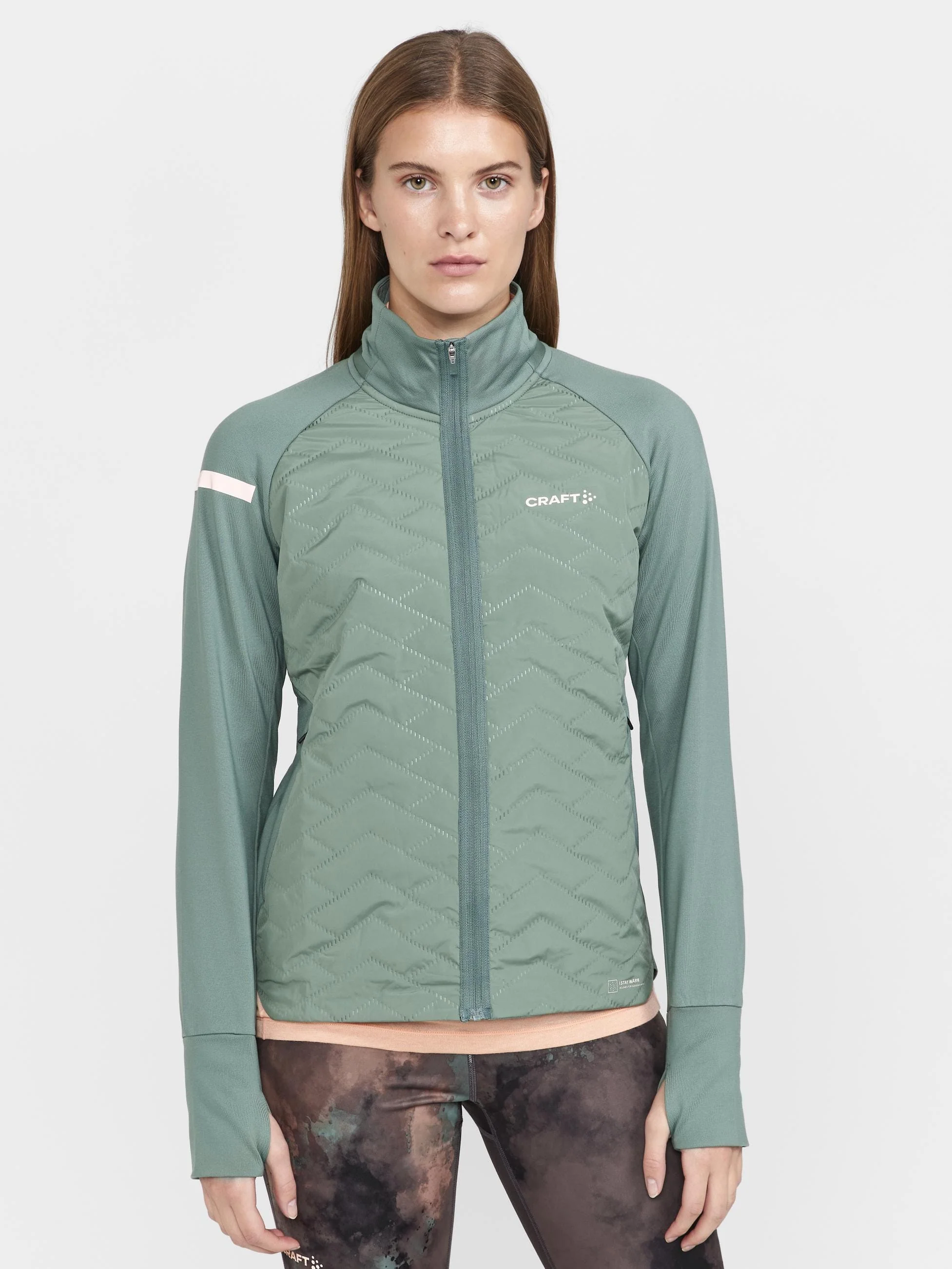 Women's ADV SubZ Running Jacket 3 - THYME - Image 2