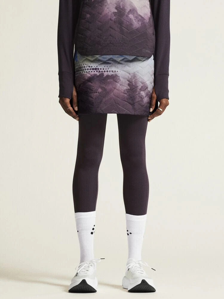 Women's ADV SubZ Running Skirt 3 - DK PLUM/MULTI - Image 4