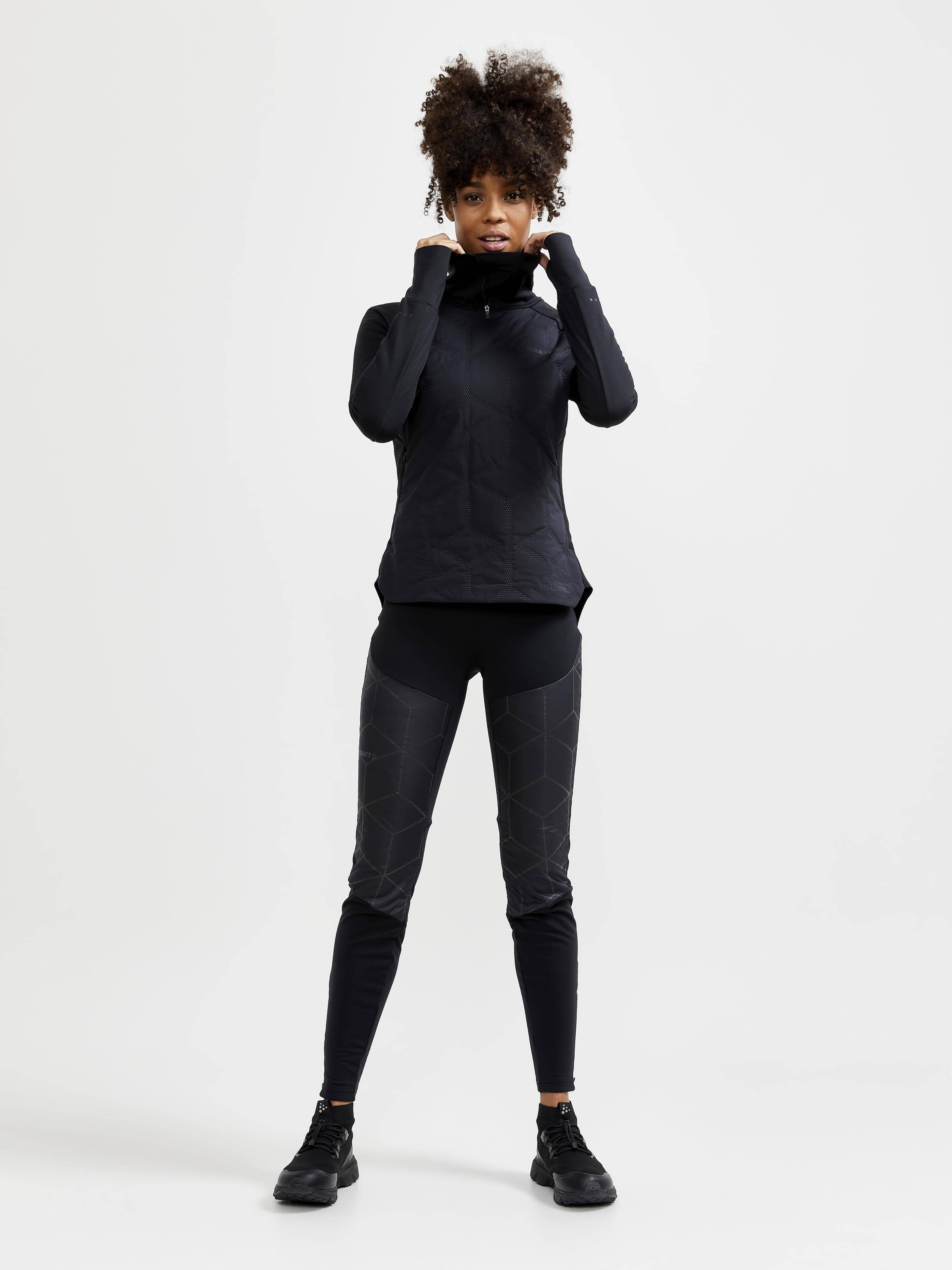 Women's ADV SubZ Running Sweater 2 - Black - Image 7