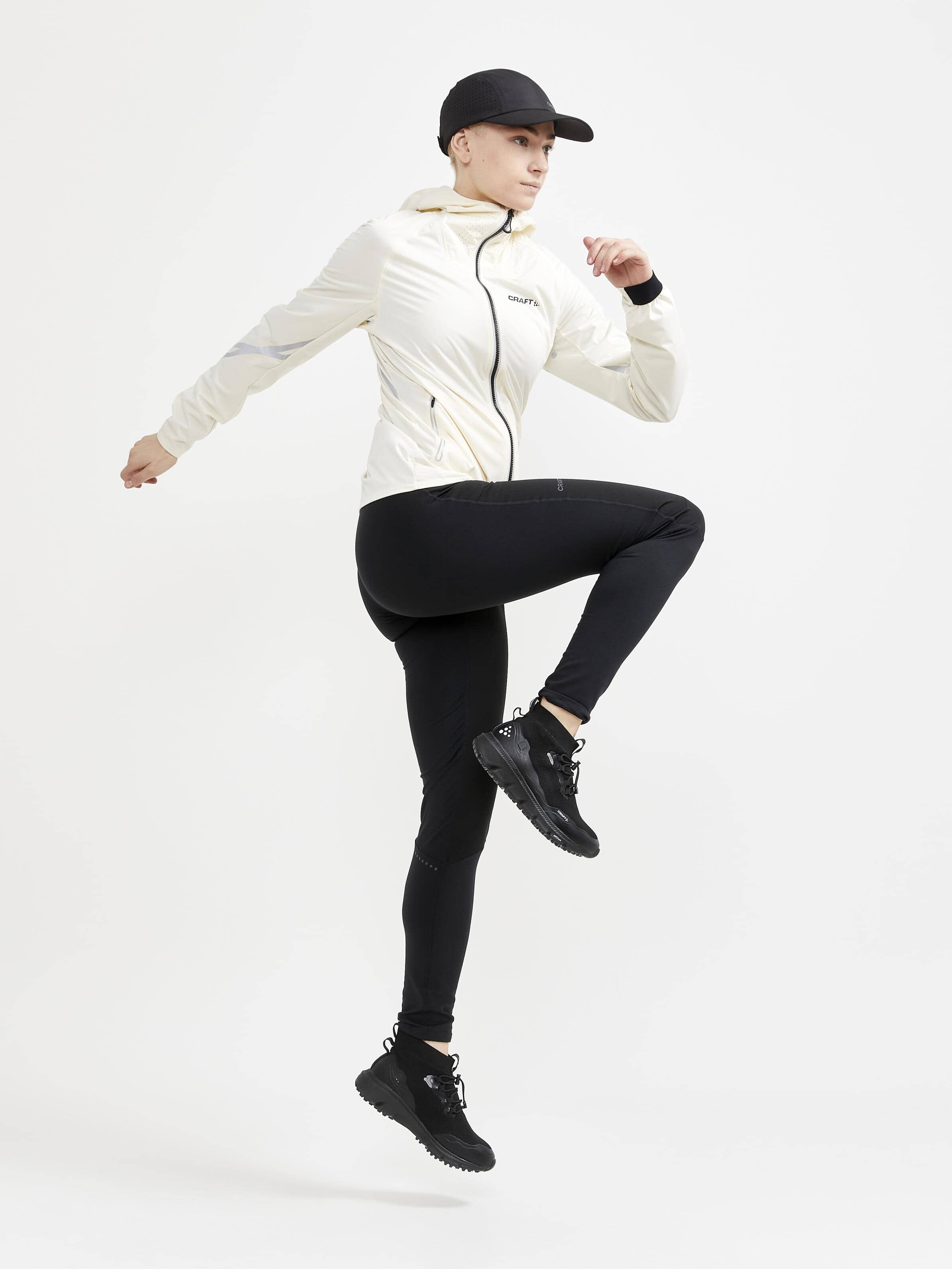 Women's ADV SubZ Running Wind Tights 2 - Black - Image 5