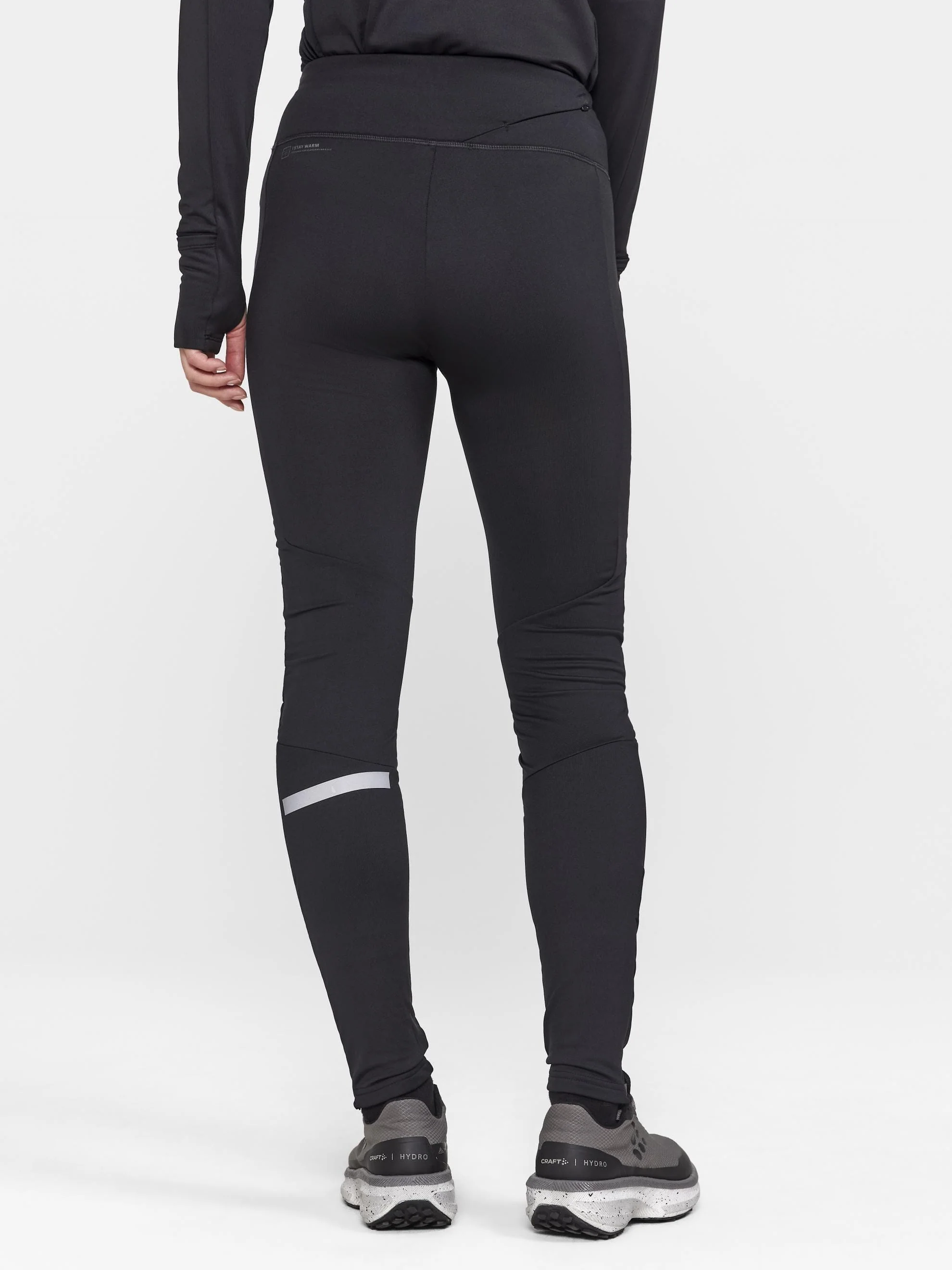 Women's ADV SubZ Warm Running Tights 3 - Black - Image 2