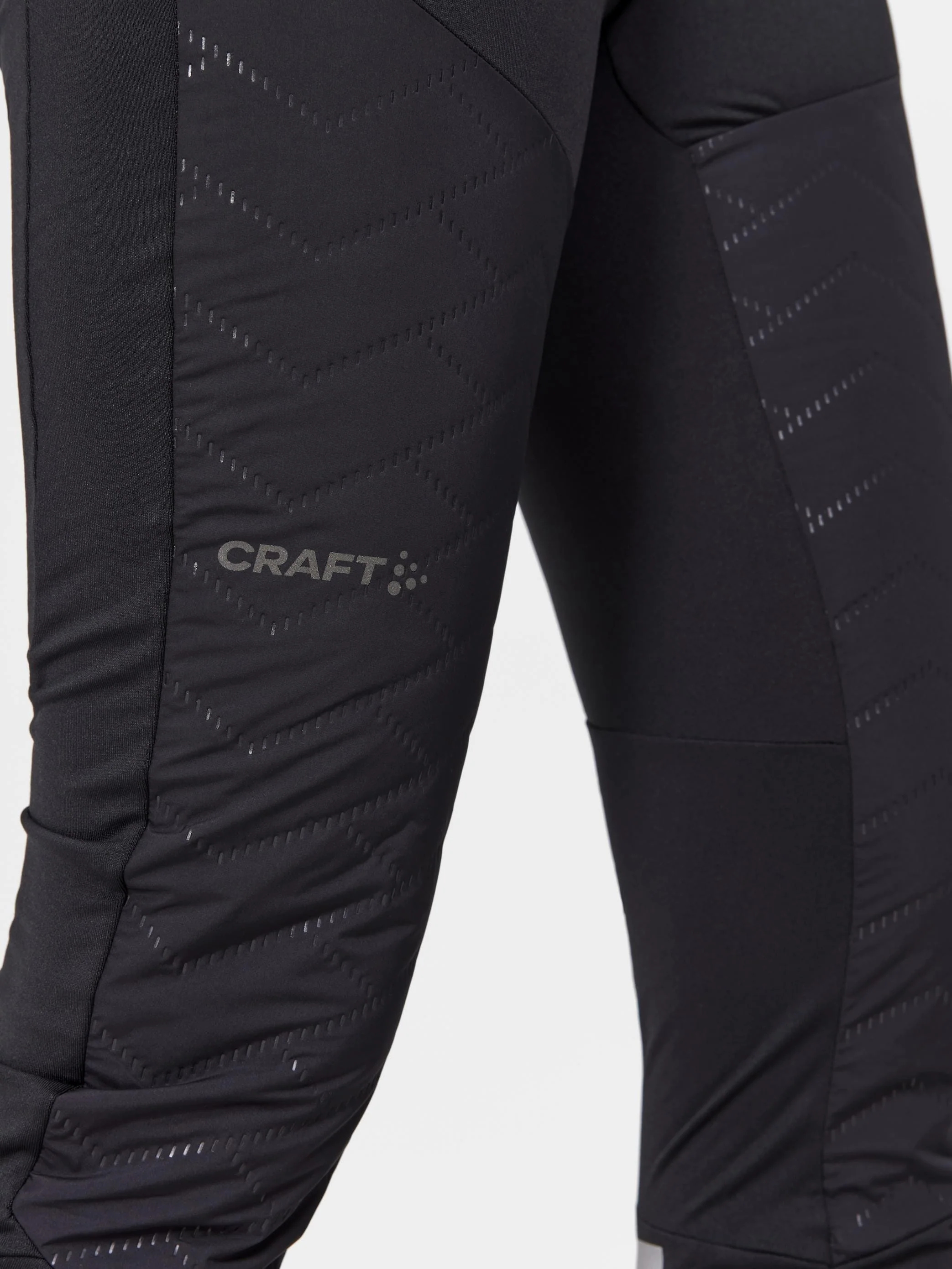 Women's ADV SubZ Warm Running Tights 3 - Black - Image 4