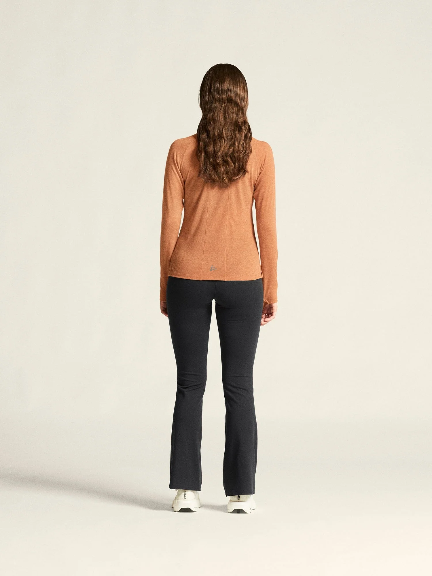 Women's ADV SubZ Wool Longsleeve Tee 3 - Syrup/Melange - Image 4
