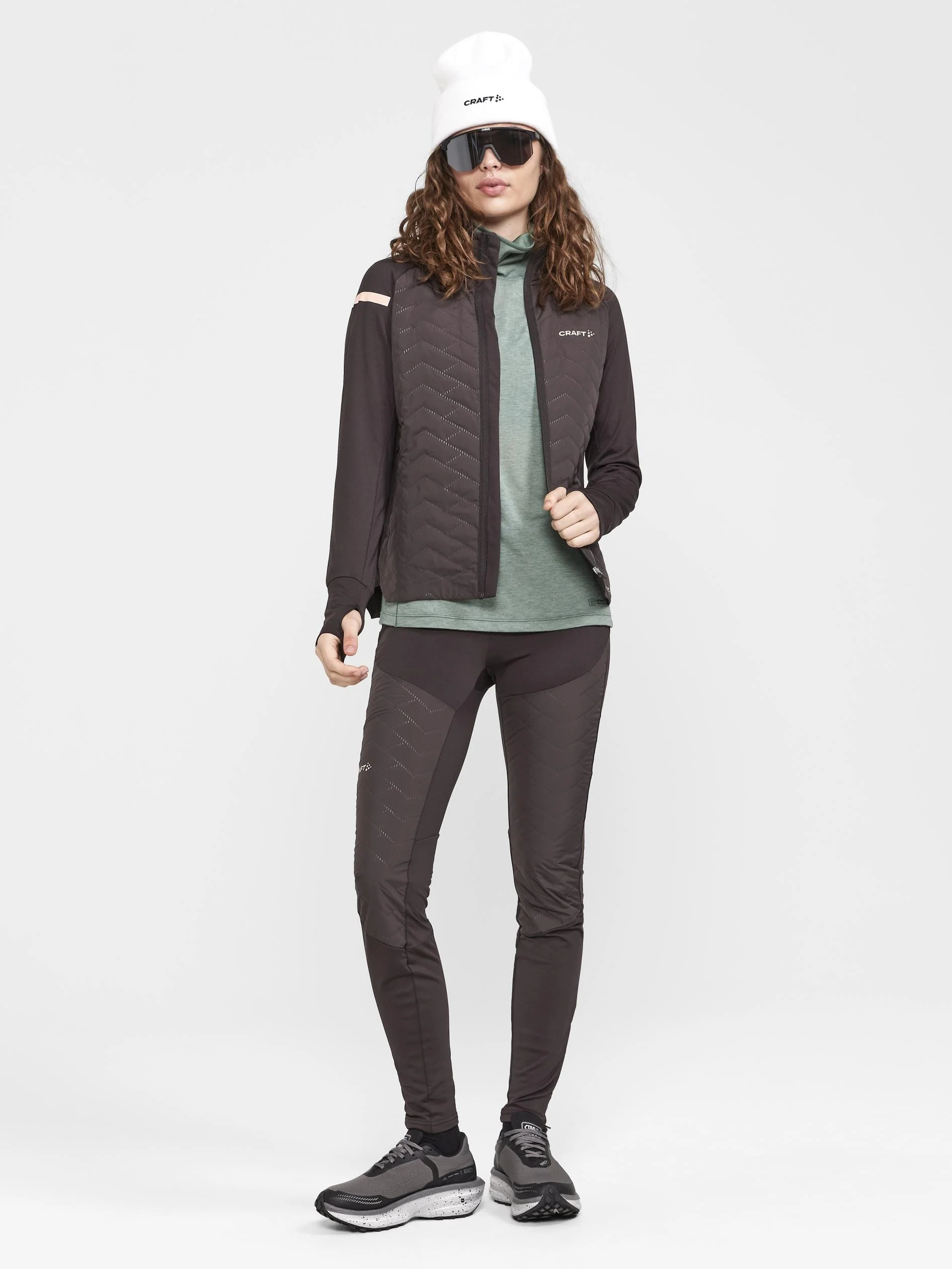 Women's ADV SubZ Wool Running Tee 2 - COSMO-MELANGE - Image 7