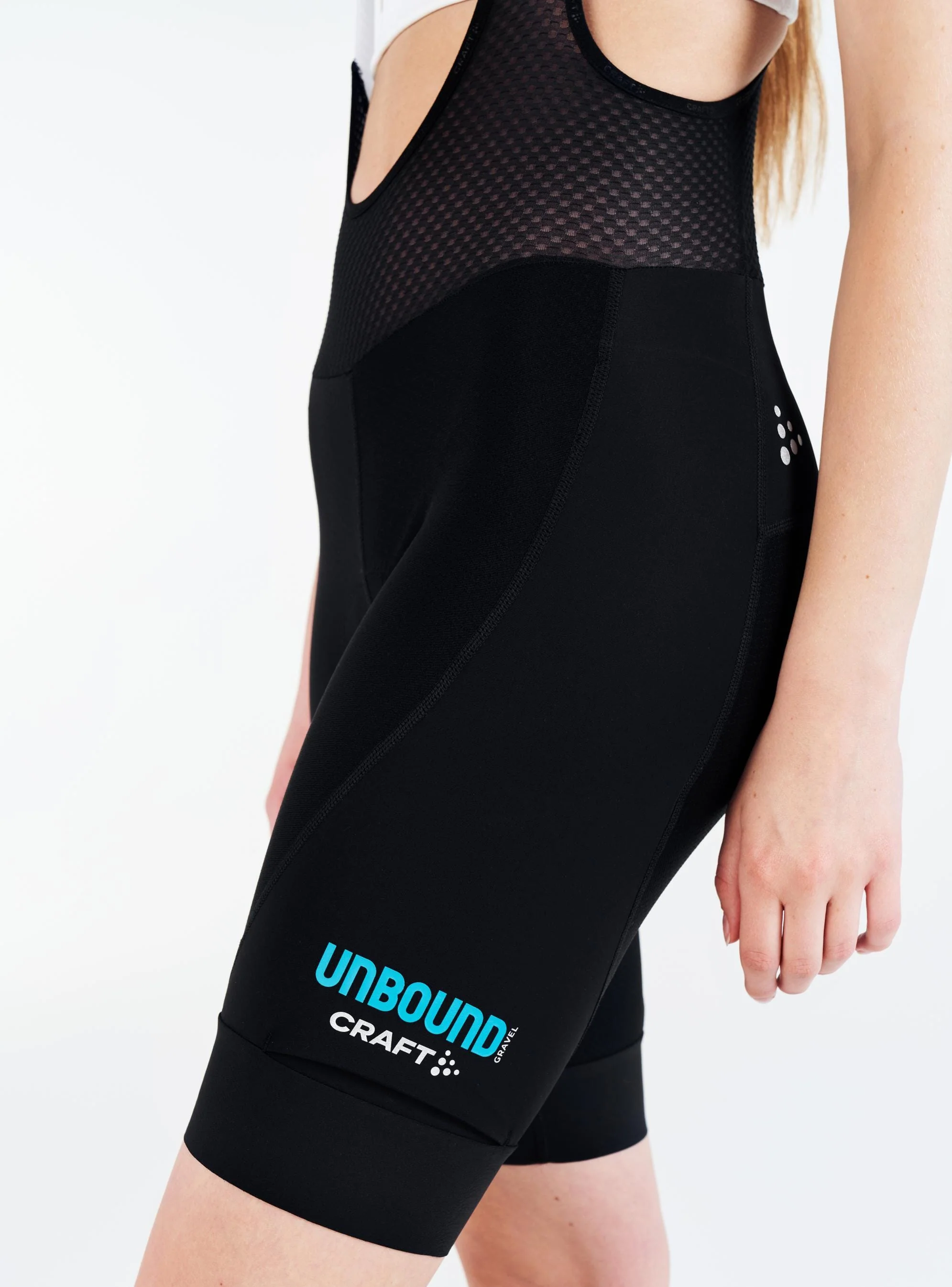 Women's ADV Unbound Cycling Bib Shorts - Black - Image 4
