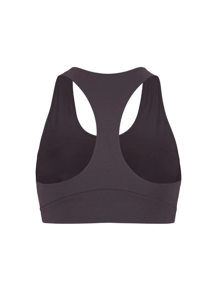 Women's Collective Padded Sports Bra - DK Plum - Image 10