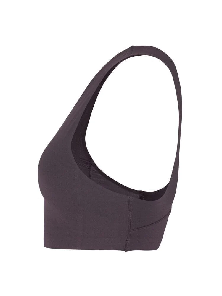 Women's Collective Padded Sports Bra - DK Plum - Image 9
