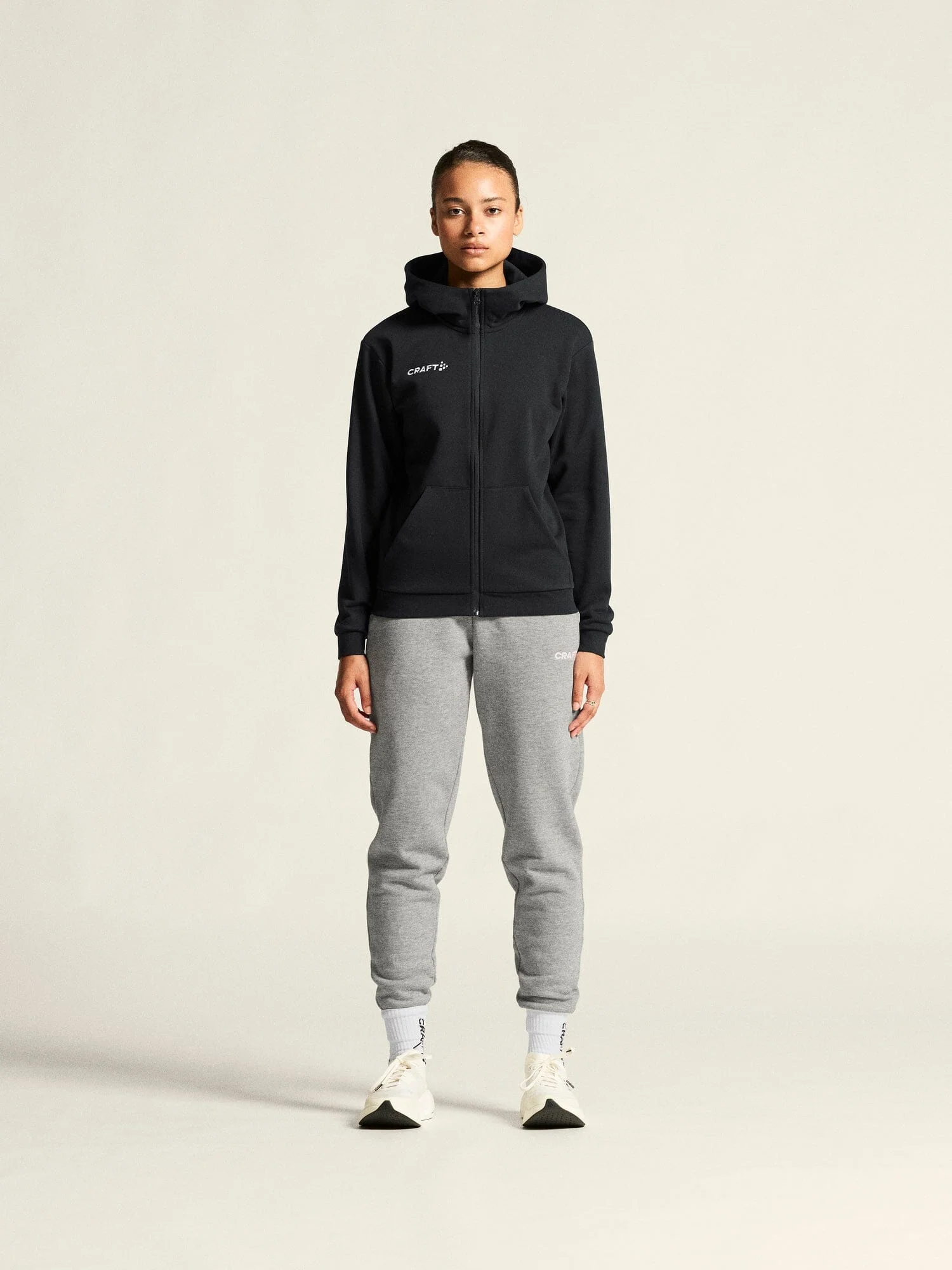 Women's Community 2.0 Logo Full-Zip Hoodie - Black