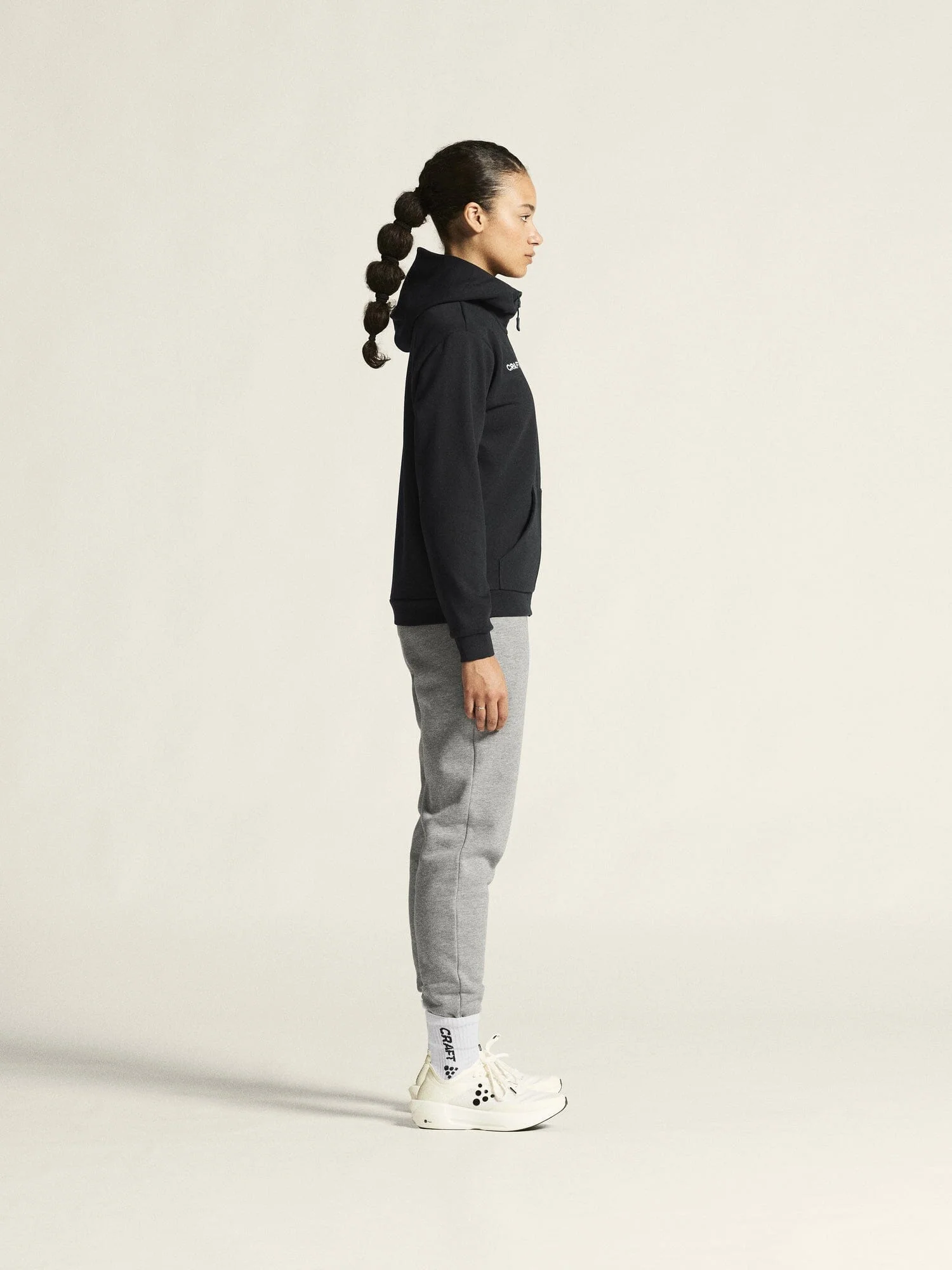 Women's Community 2.0 Logo Full-Zip Hoodie - Black - Image 5