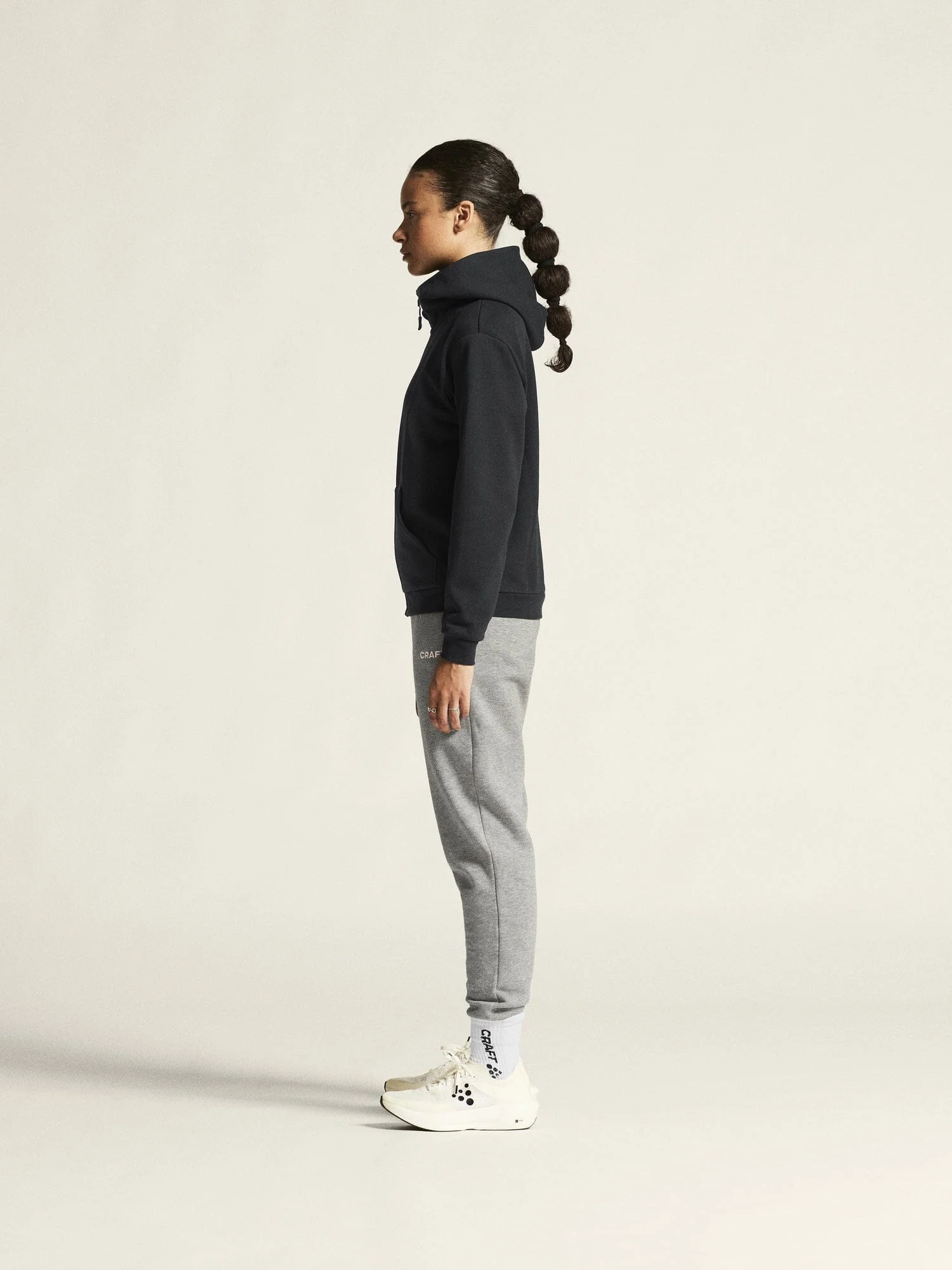 Women's Community 2.0 Logo Full-Zip Hoodie - Black - Image 7