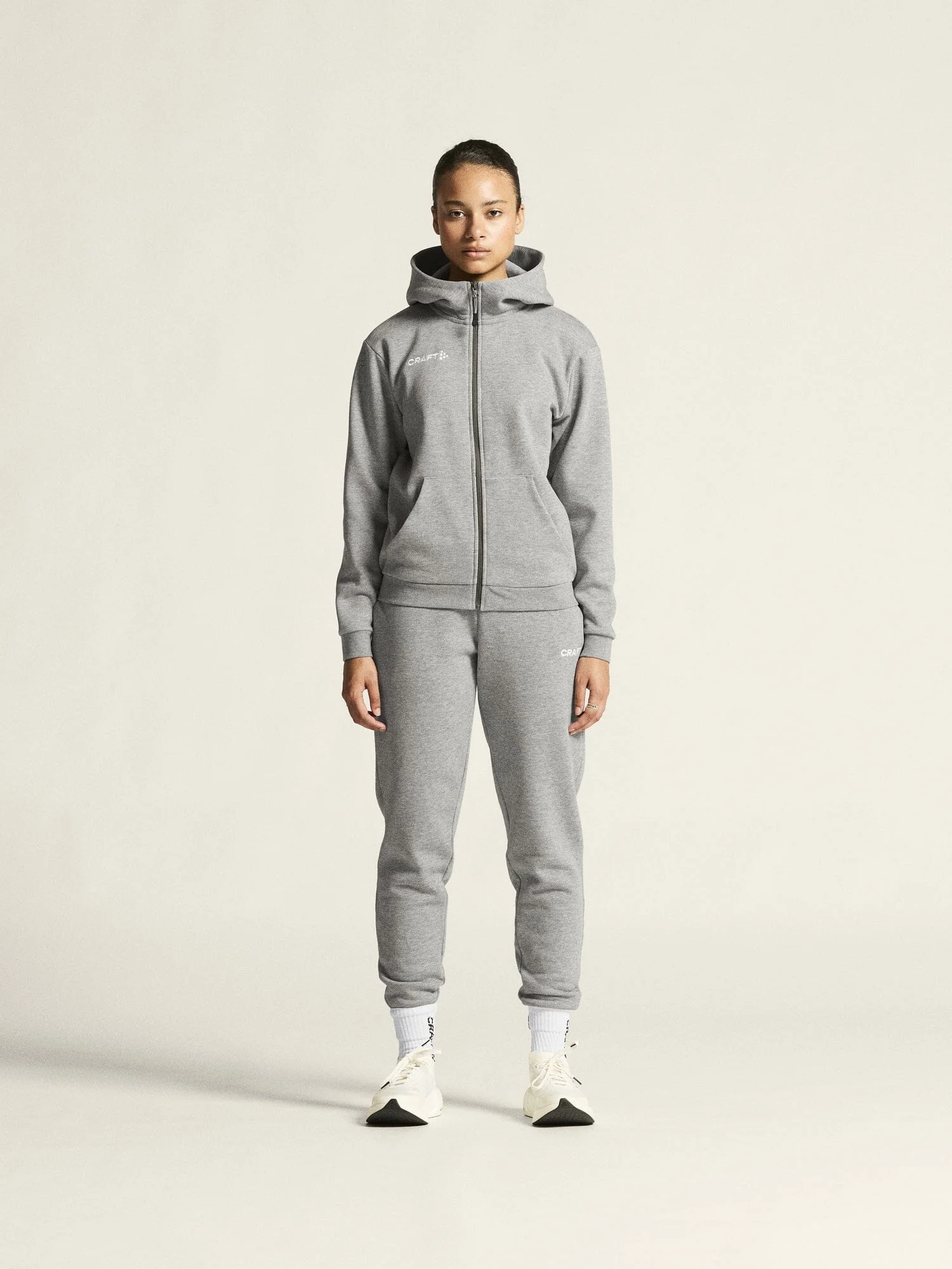 Women's Community 2.0 Logo Full-Zip Hoodie - GREY MELANGE