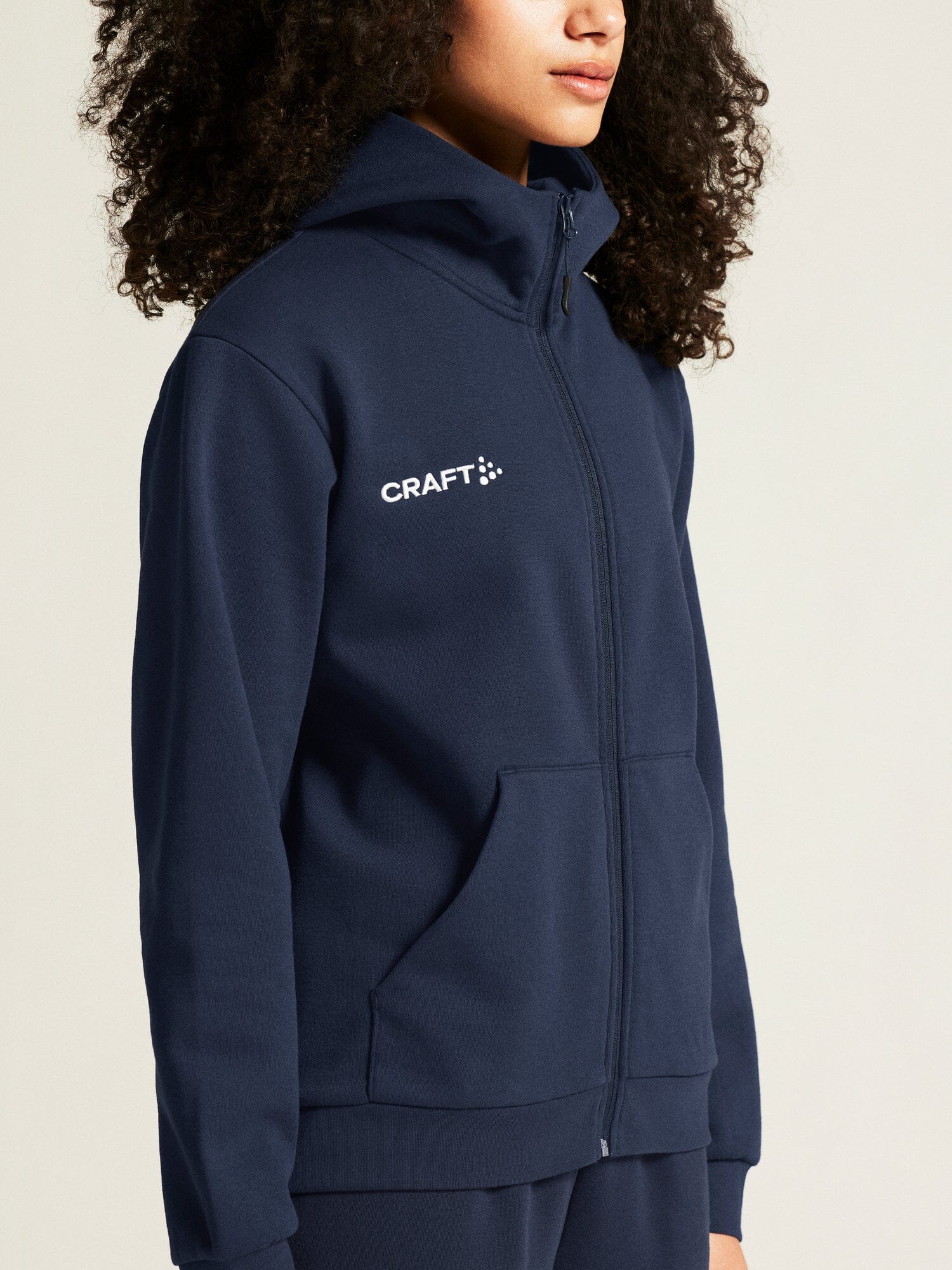 Women's Community 2.0 Logo Full-Zip Hoodie - NAVY - Image 3