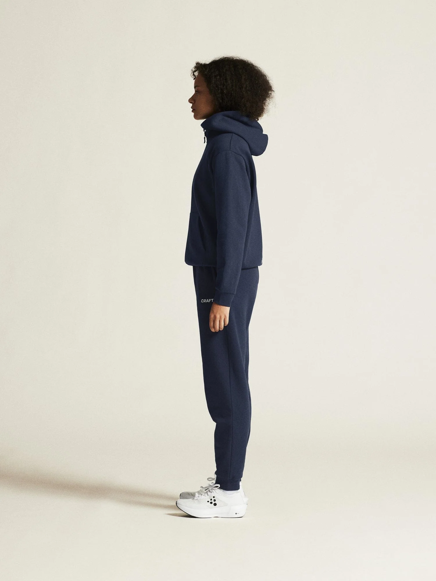 Women's Community 2.0 Logo Full-Zip Hoodie - NAVY - Image 6