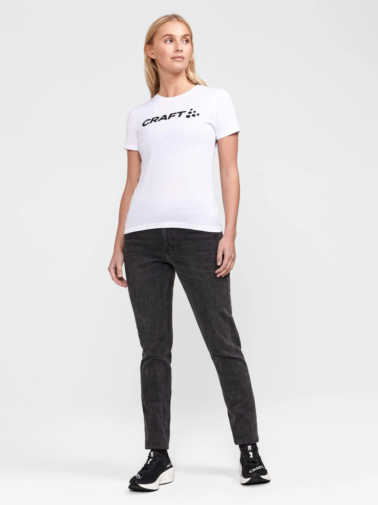 Women's Community Tri Blend Tee - WHITE MELANGE - Image 4