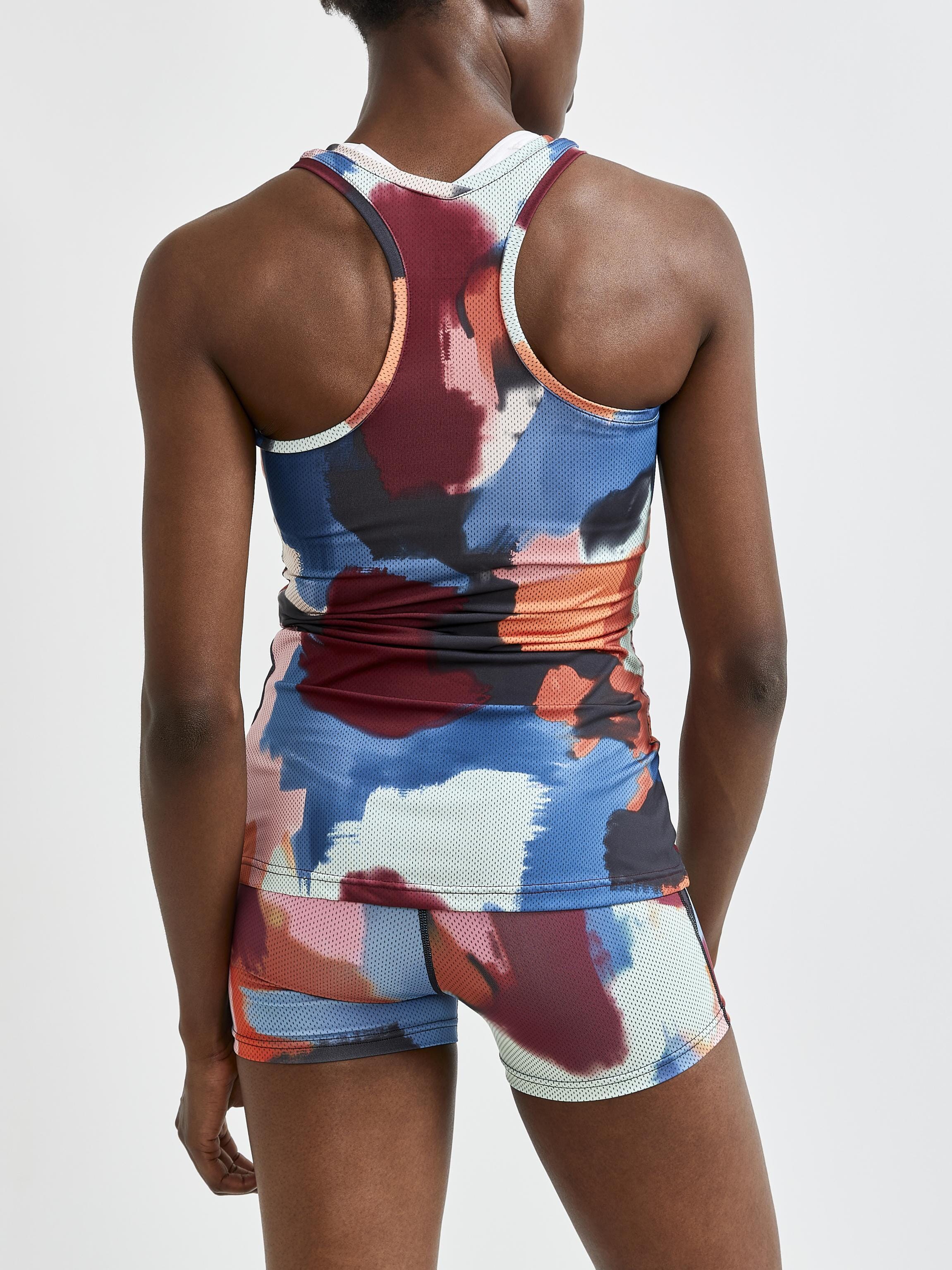 Women's Core Charge Racerback Singlet - P SHADES/MULTI - Image 2