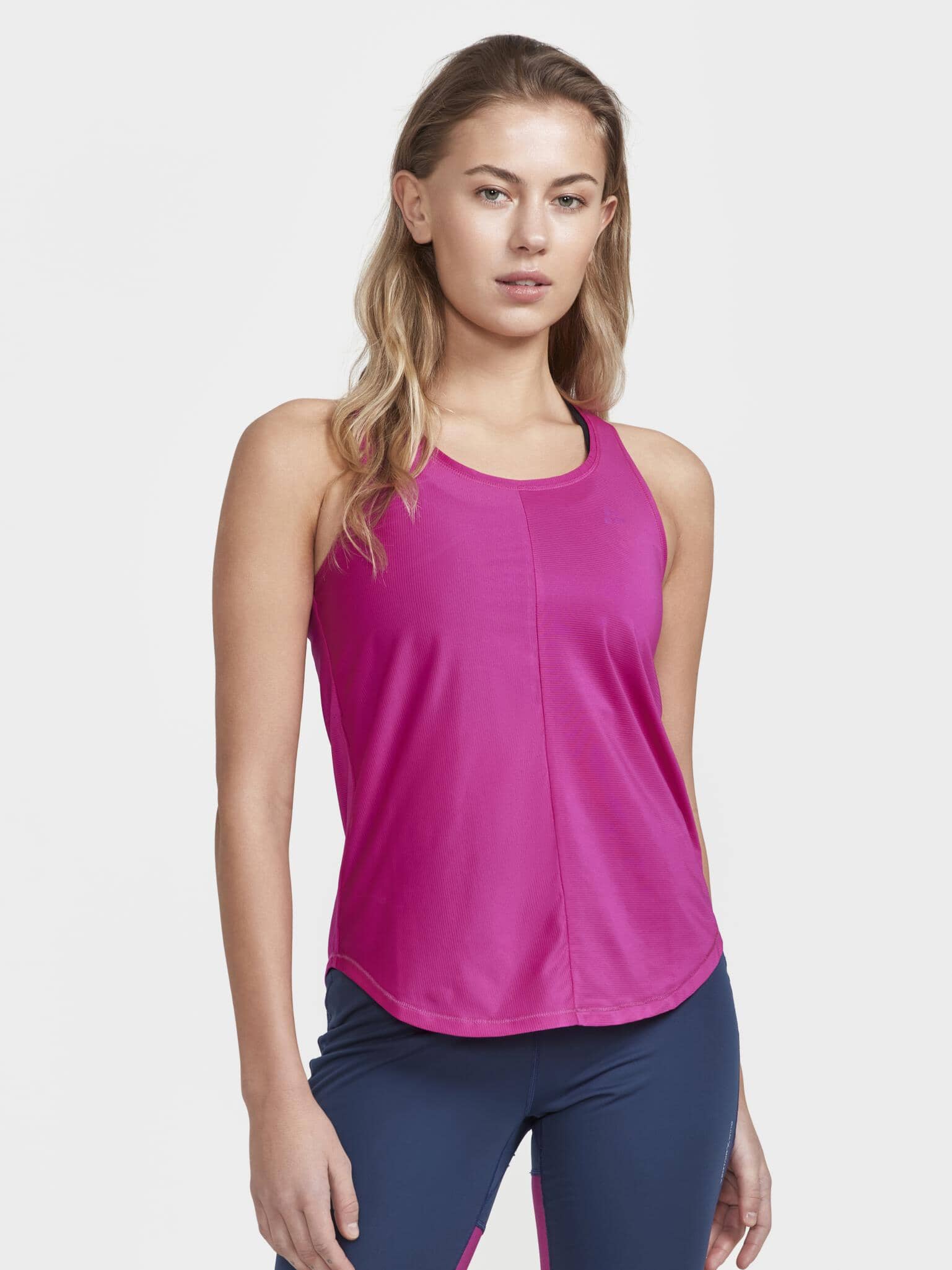 Women's Core Charge Rib Singlet - GLOW - Image 13