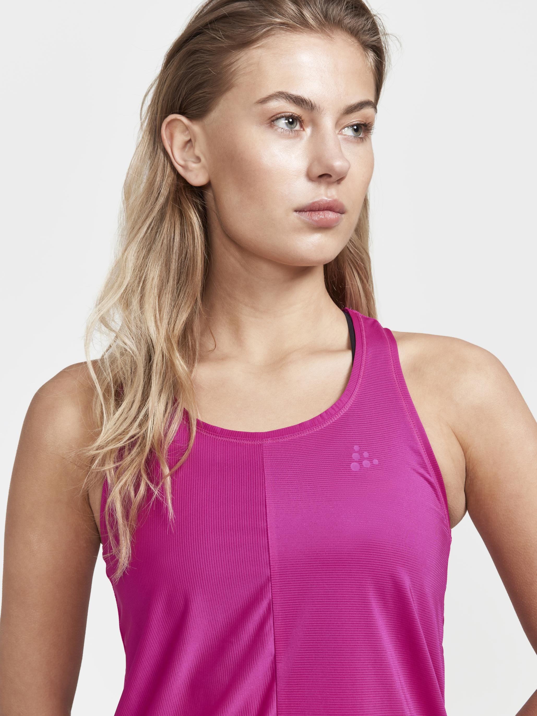 Women's Core Charge Rib Singlet - GLOW - Image 15