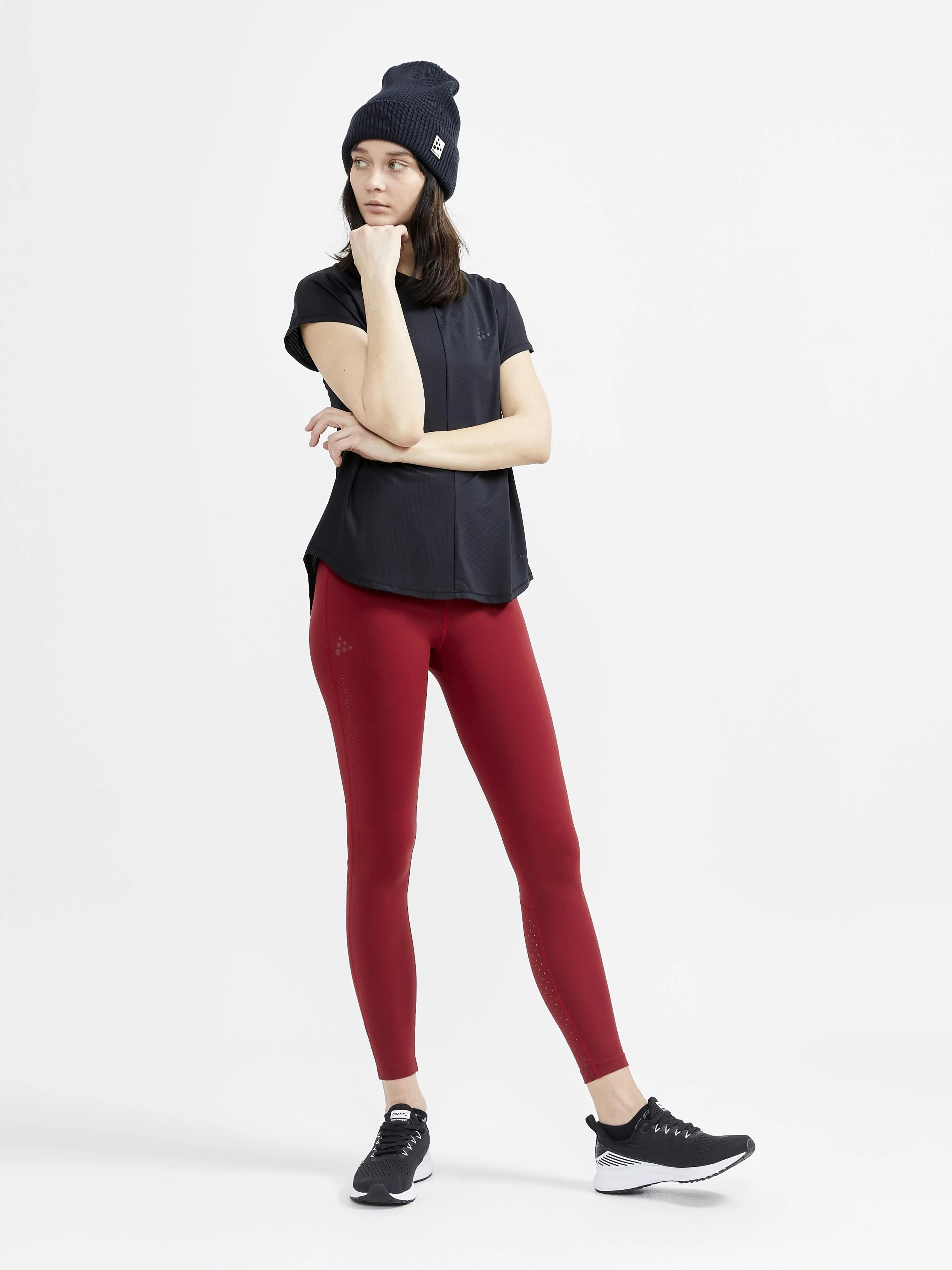Women's Core Charge Rib Tee - Black - Image 5