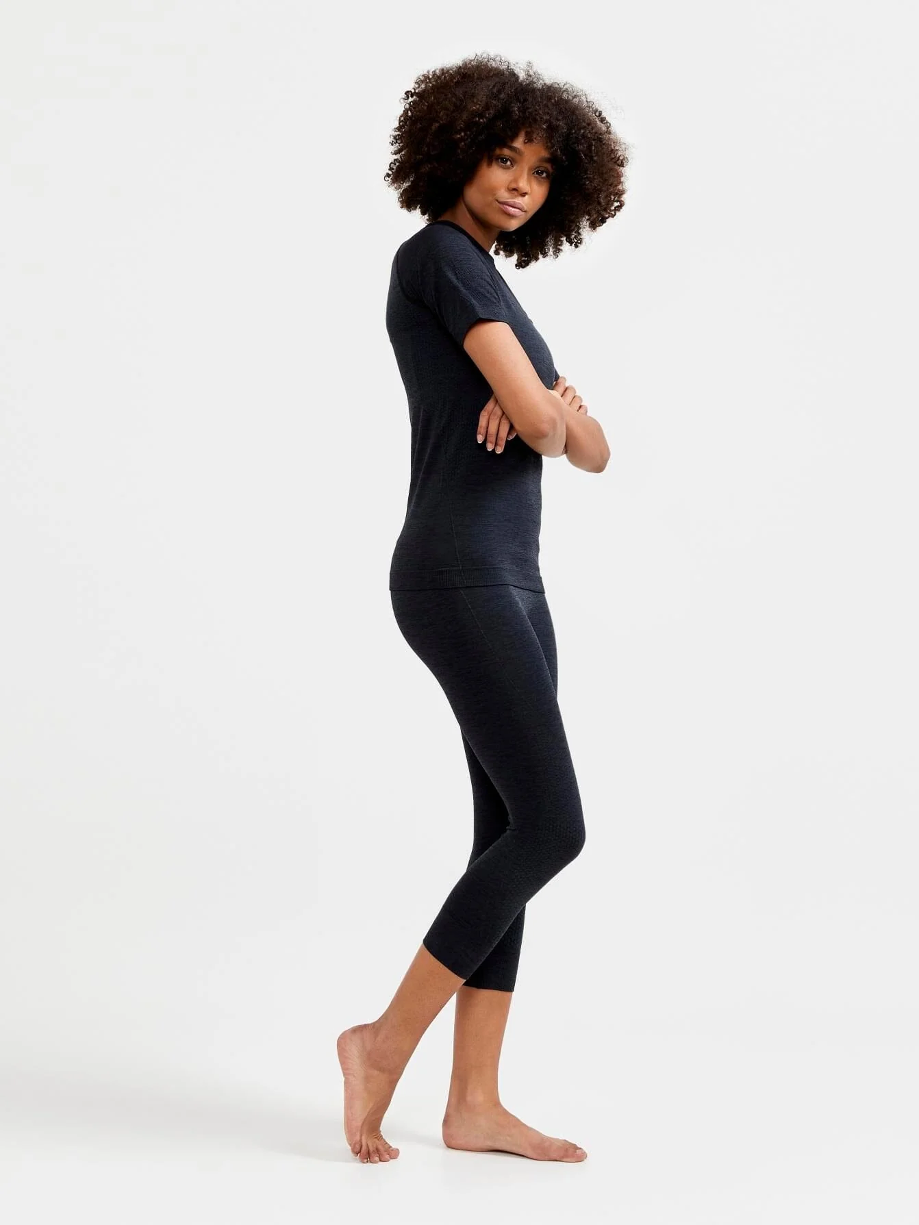 Women's Core Dry Active Comfort Short Sleeve - Black - Image 5