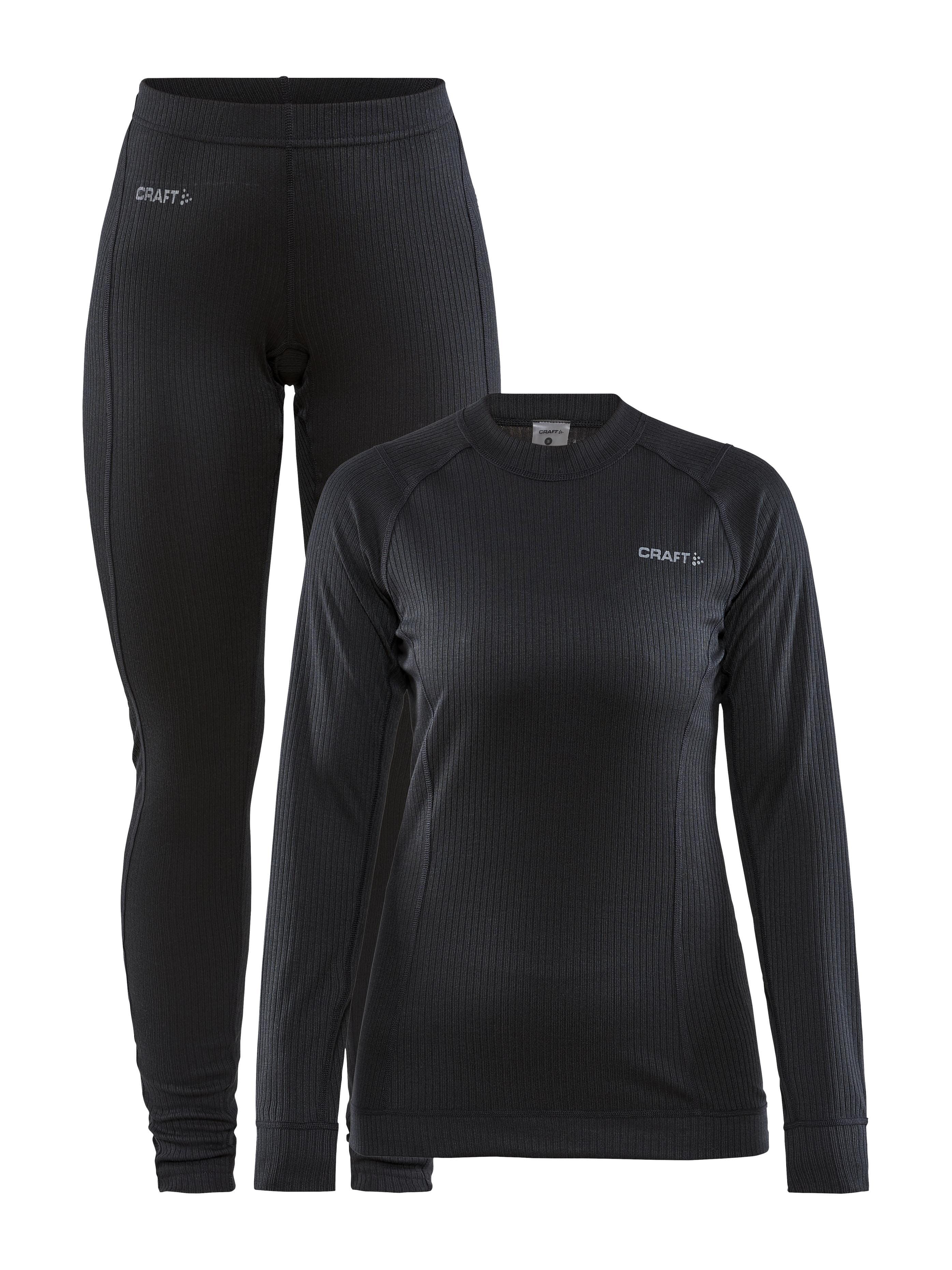 Women's Core Dry Baselayer Set - Black - Image 8