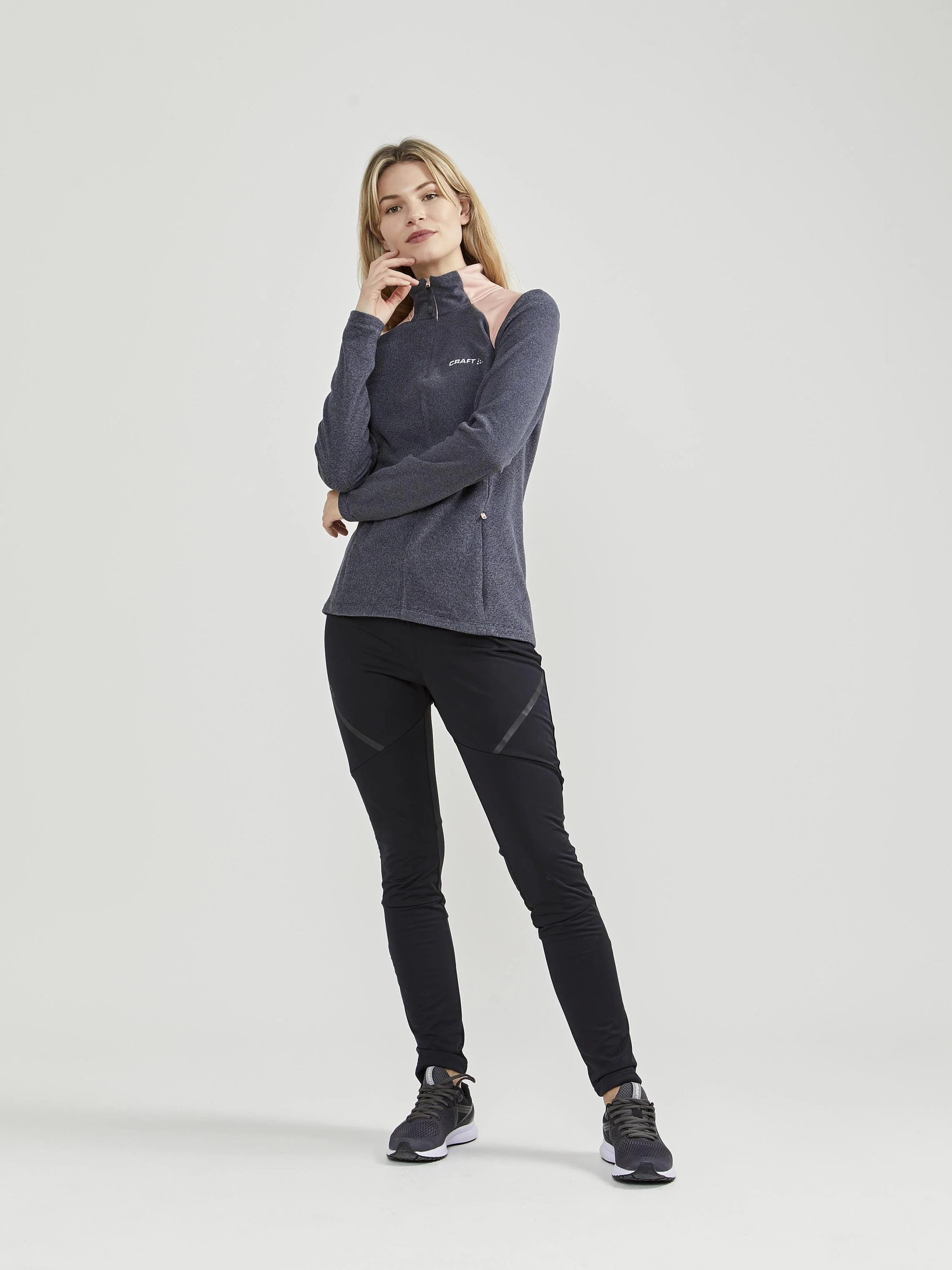 Women's Core Edge Thermal Midlayer - ASPHALT/ASH - Image 7