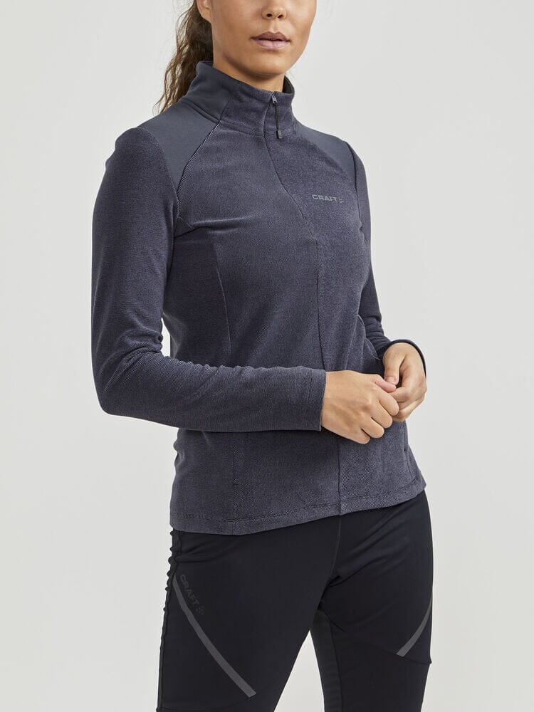 Women's Core Edge Thermal Midlayer - BLACK/ASPHALT - Image 2