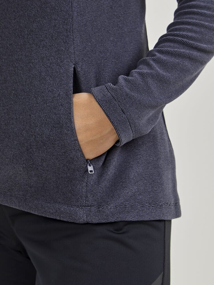 Women's Core Edge Thermal Midlayer - BLACK/ASPHALT - Image 4