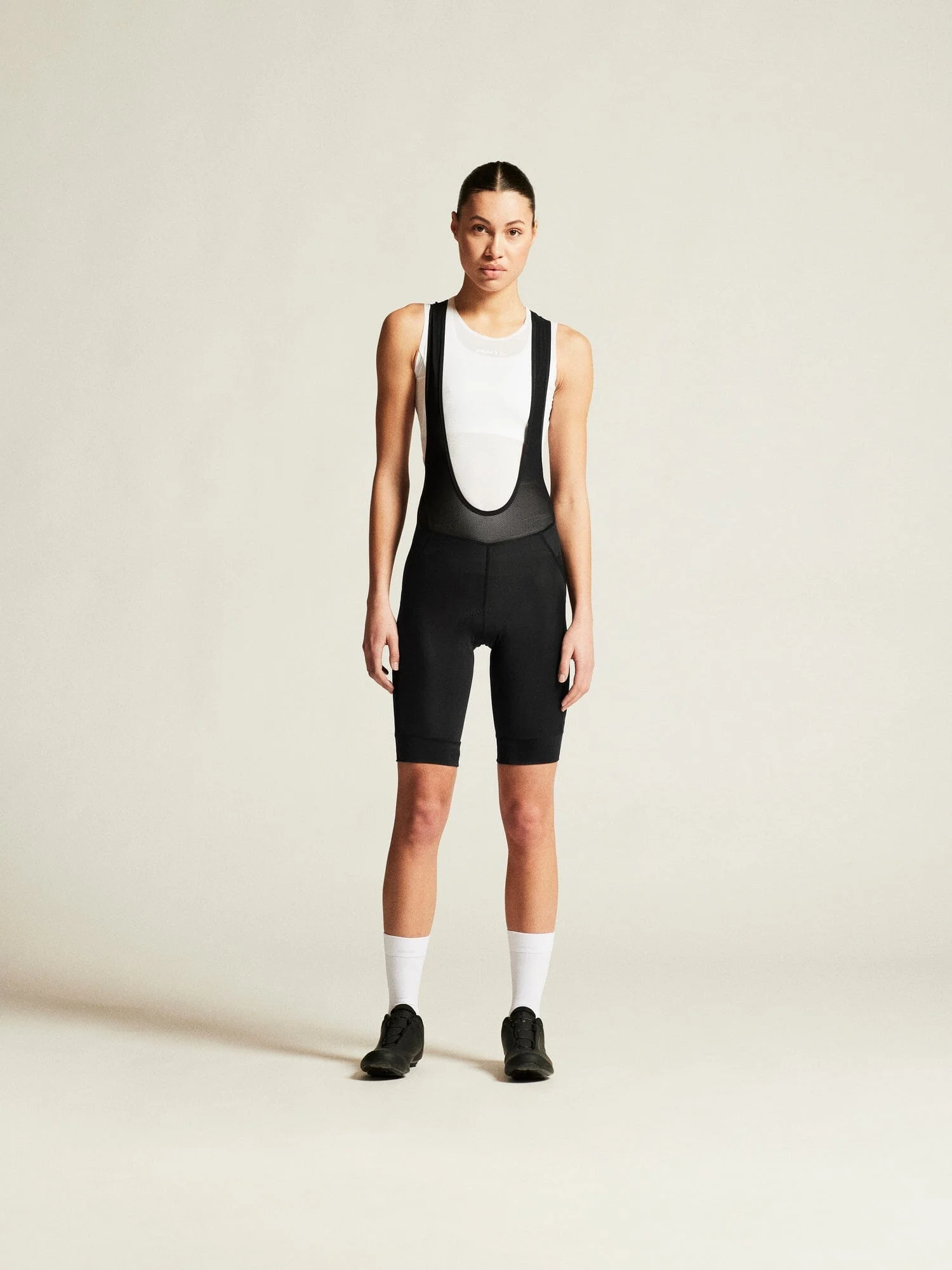 Women's Core Endur Bib Shorts - Black/Black - Image 6