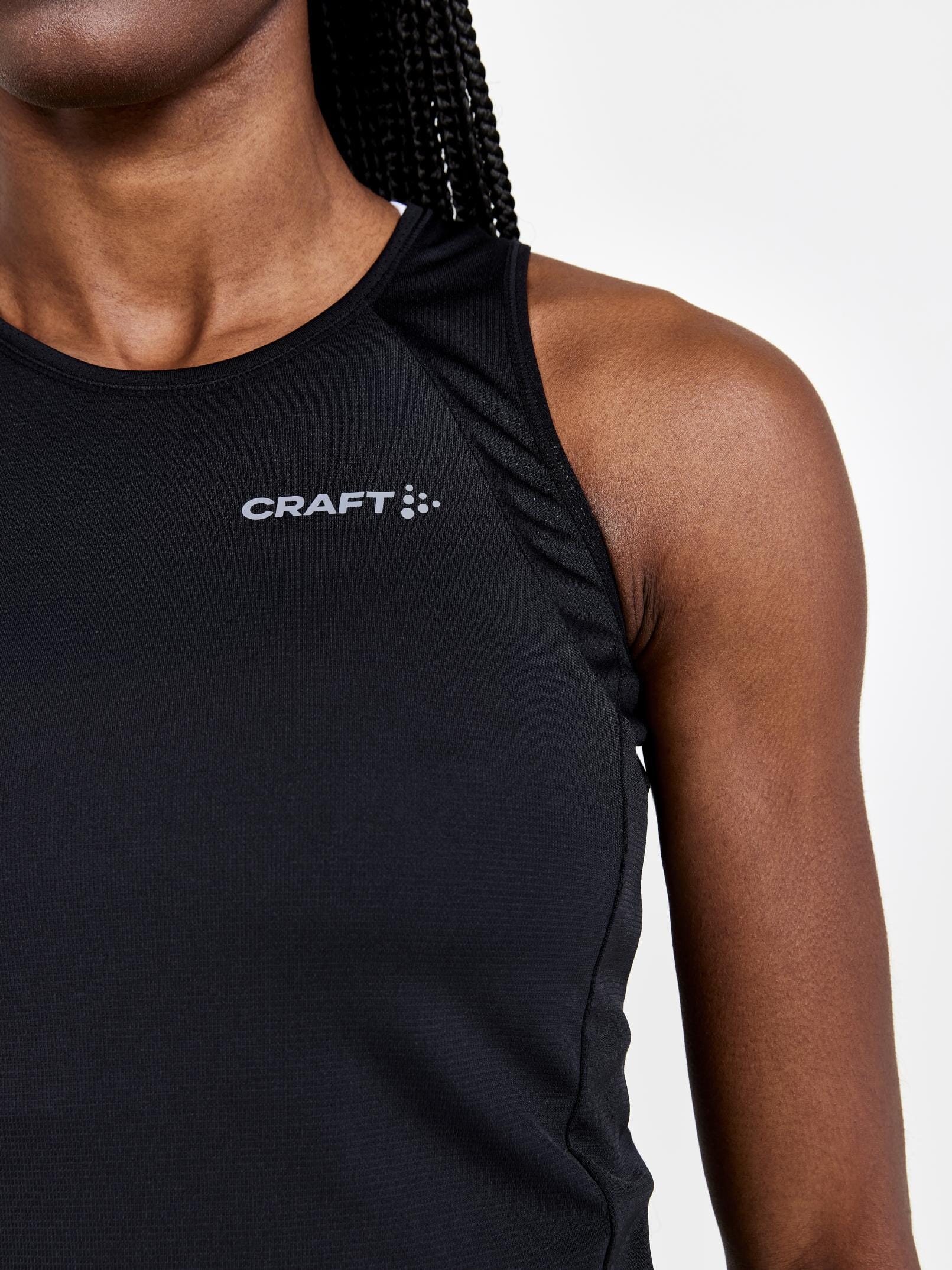 Women's Core Endur Cycling Singlet - Black - Image 4